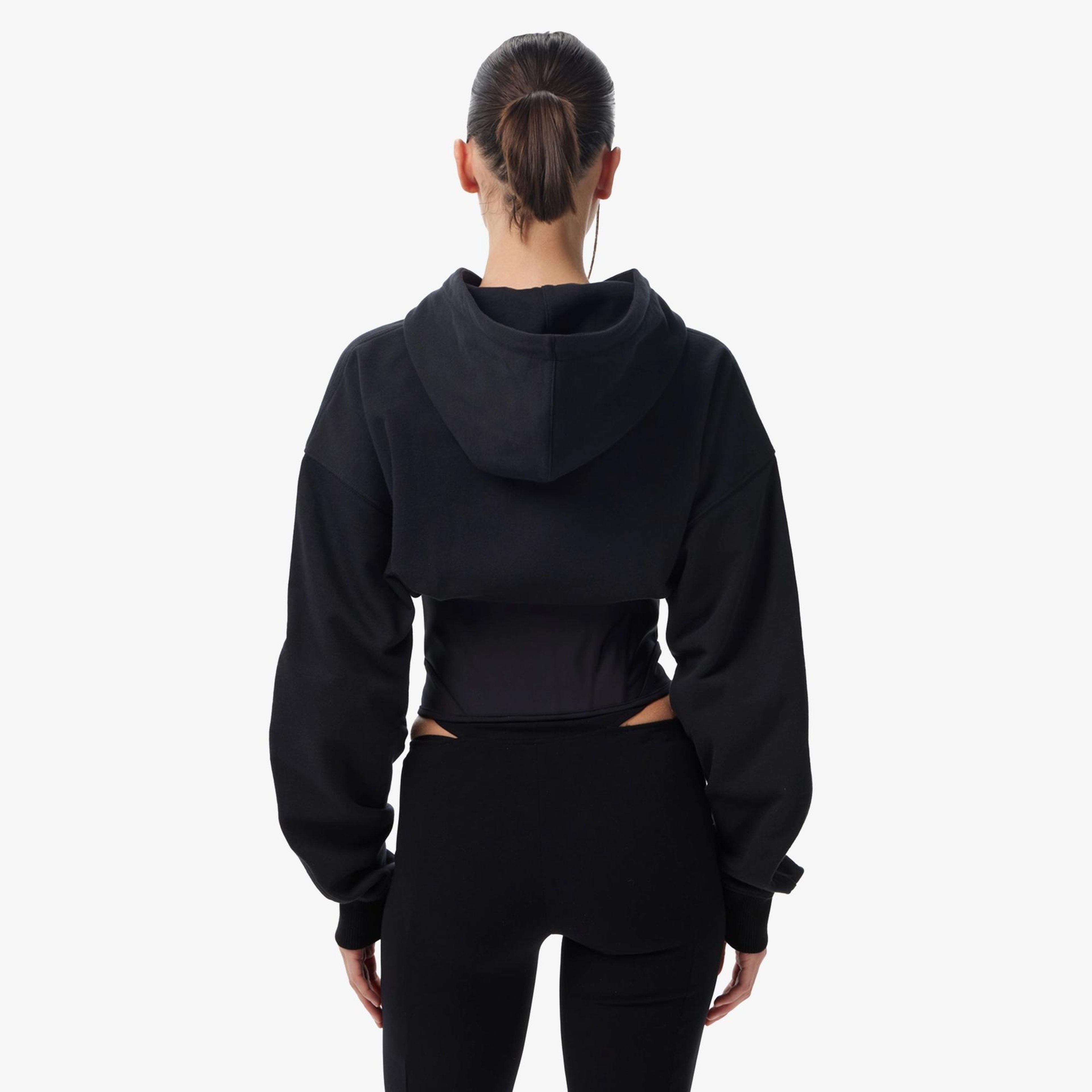 Fabby Siyah Kadın Sweatshirt