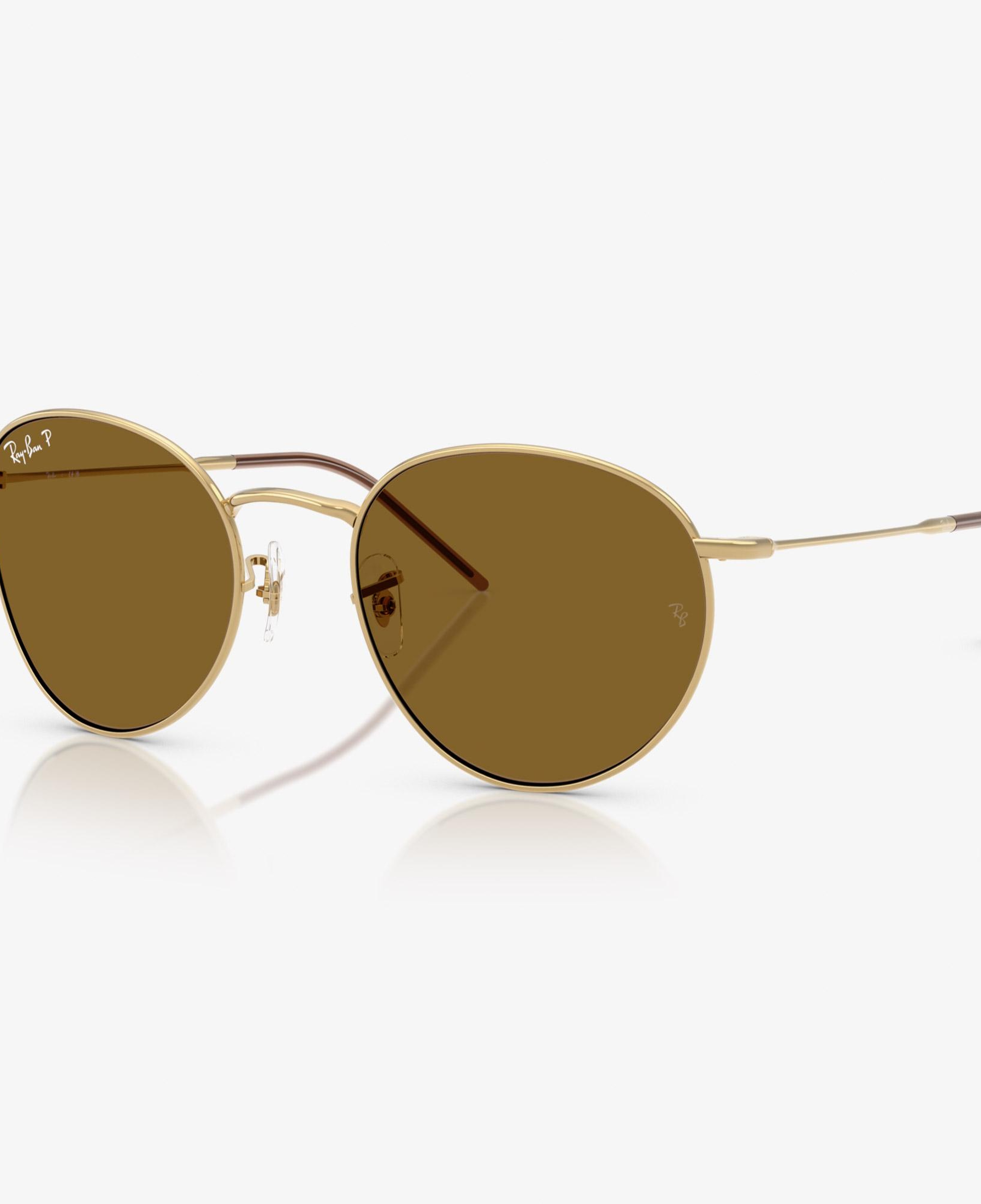 Ray-Ban Round Reverse RBR0103S Unisex Altın Rengi Güneş Gözlüğü