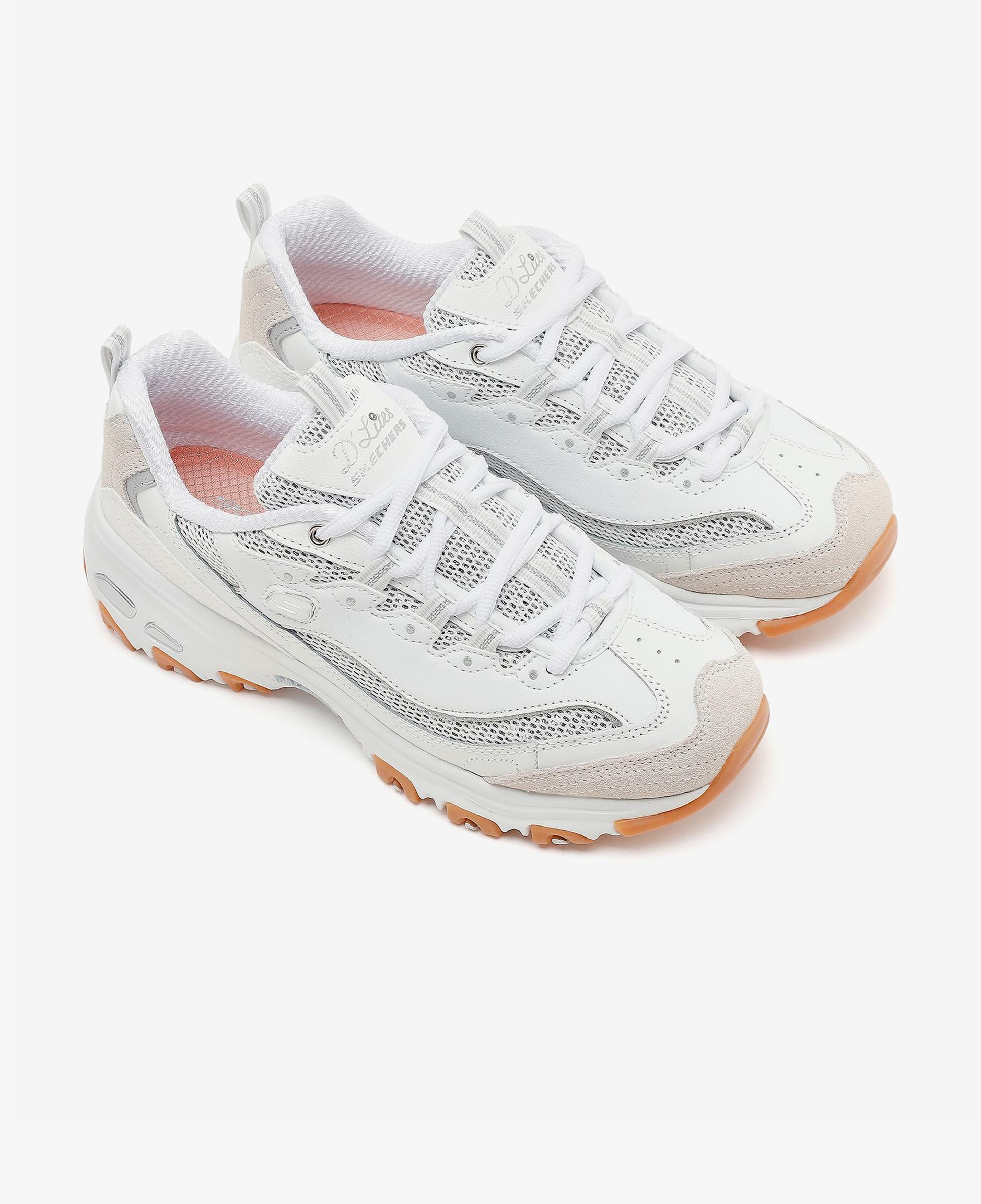 Skechers D'Lites Kadın Beyaz Sneaker