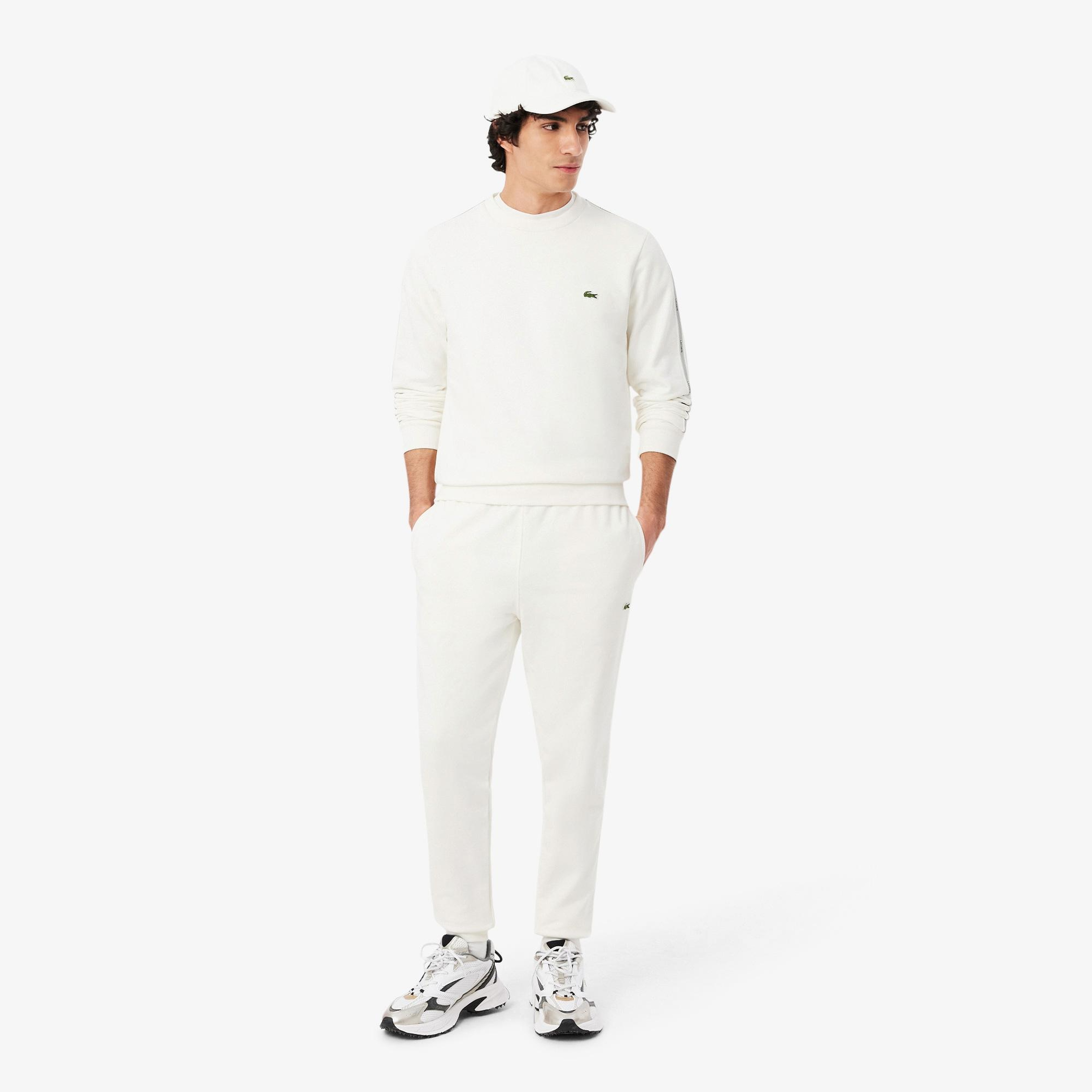 Lacoste Erkek Tapered Fit Beyaz Eşofman Altı