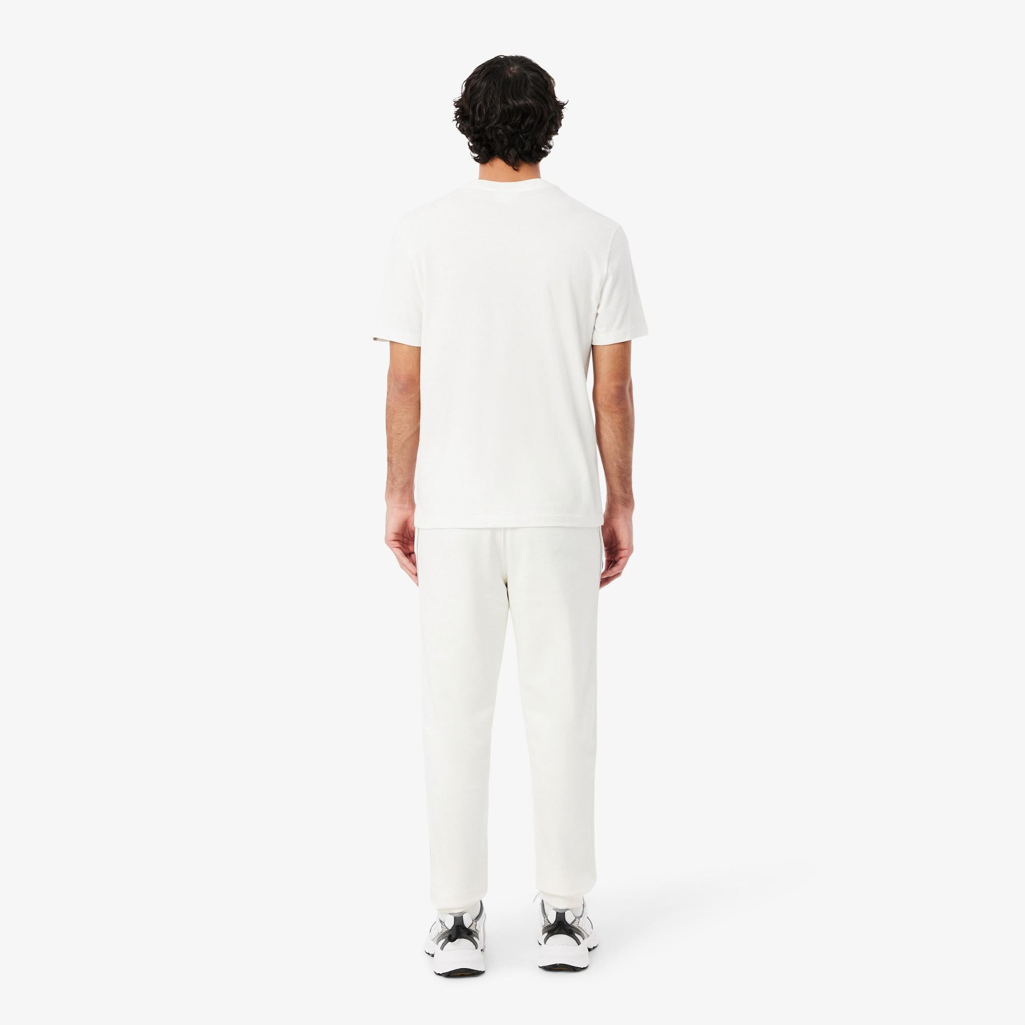 Lacoste Erkek Tapered Fit Beyaz Eşofman Altı