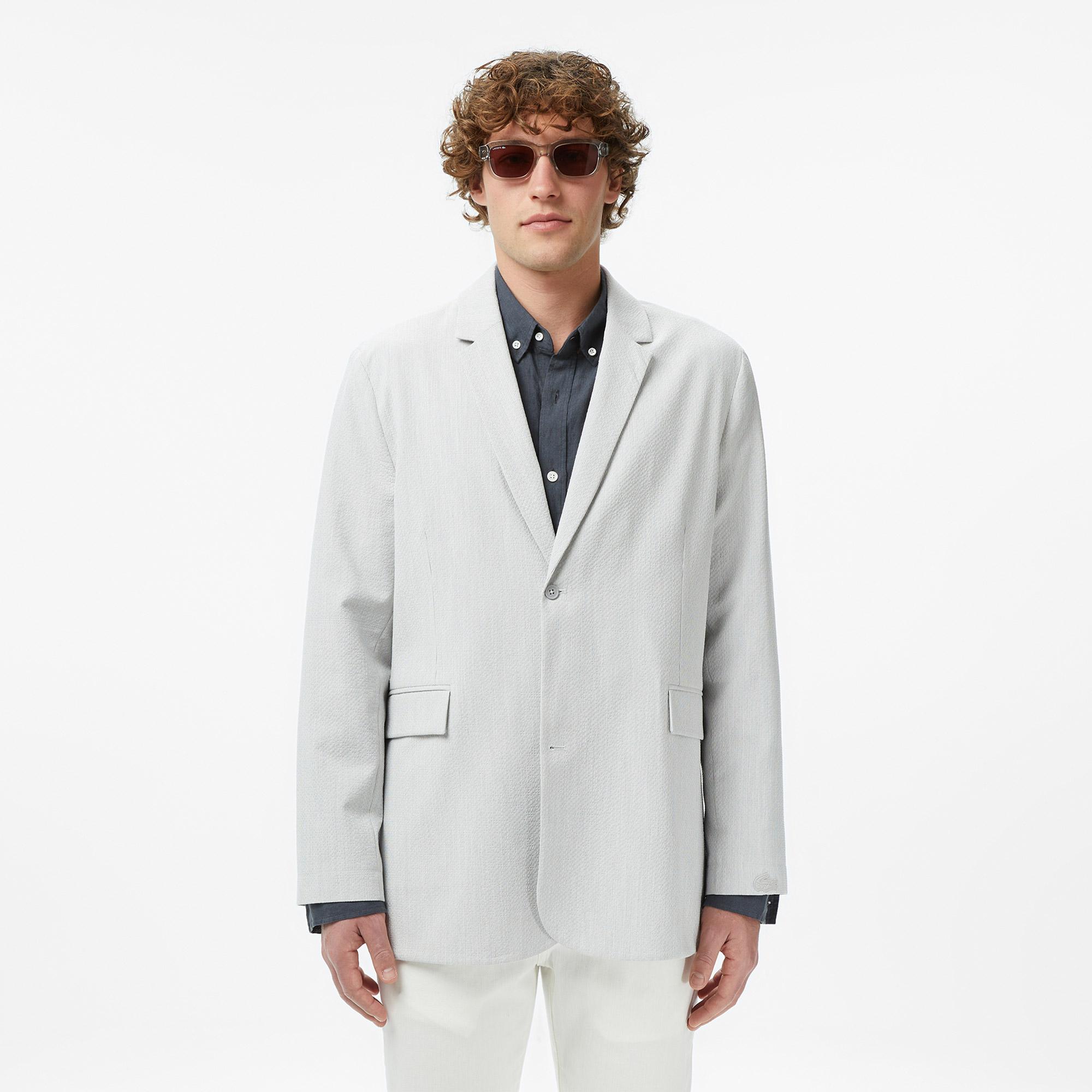 Lacoste Erkek Gri Blazer