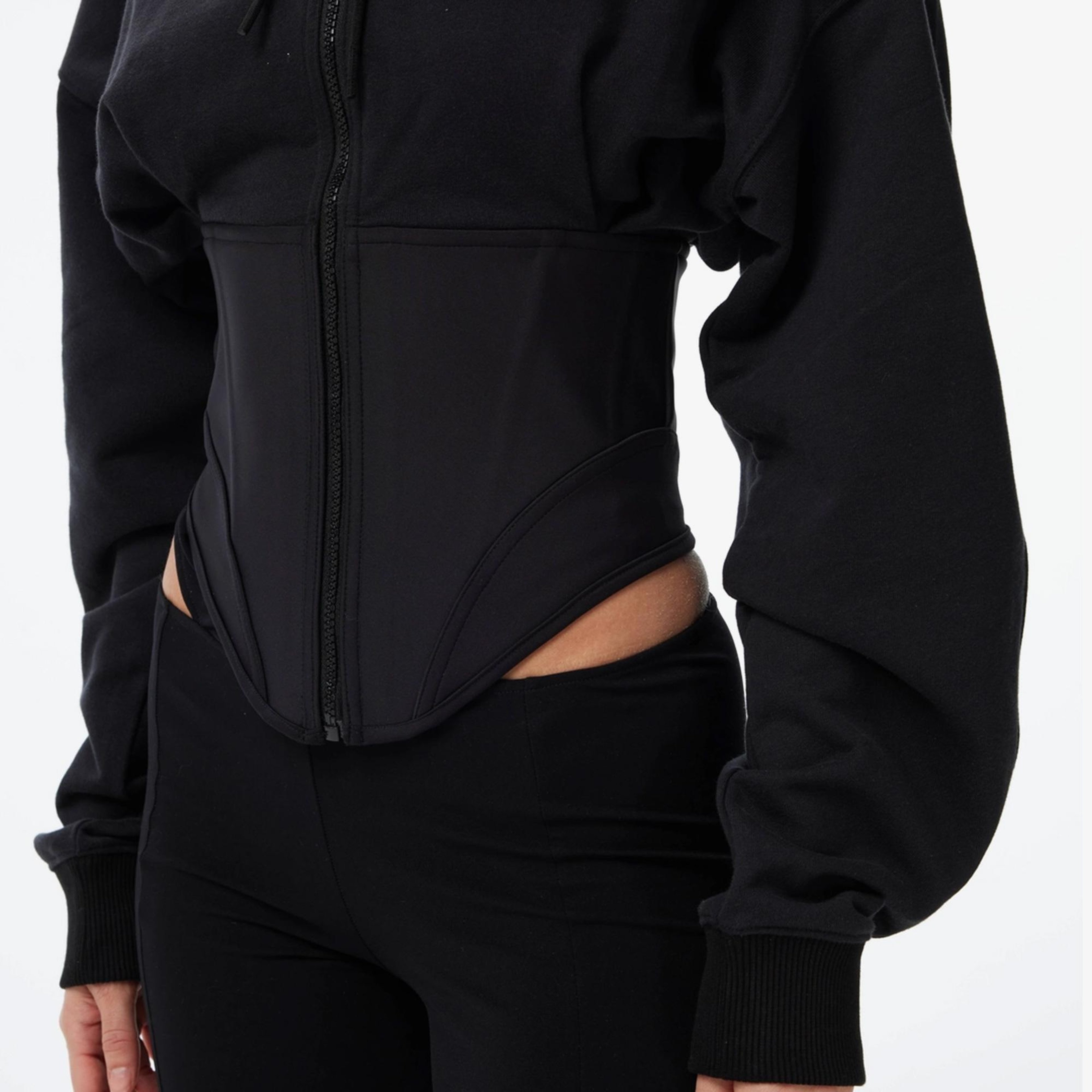 Fabby Siyah Kadın Sweatshirt
