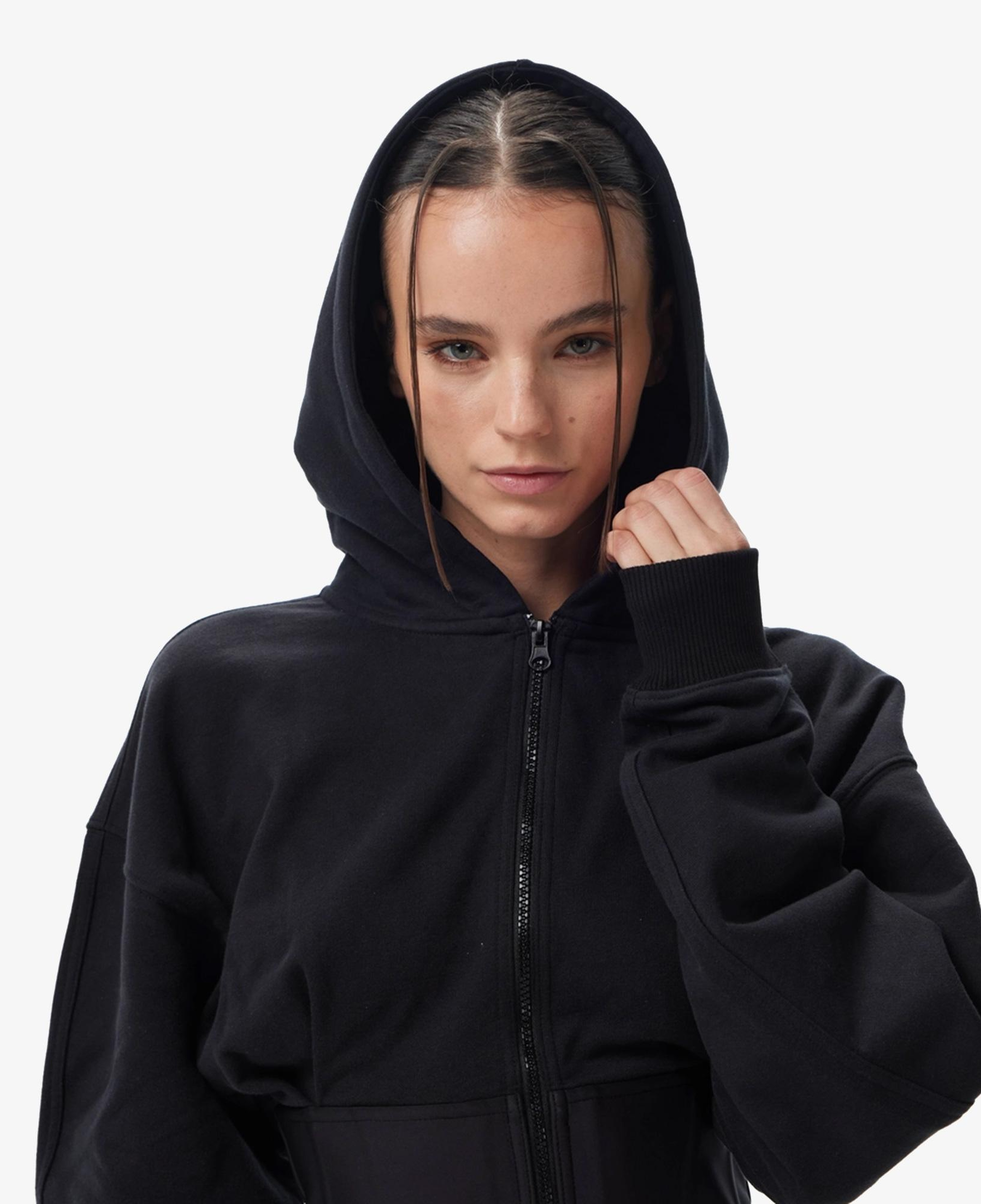 Fabby Siyah Kadın Sweatshirt