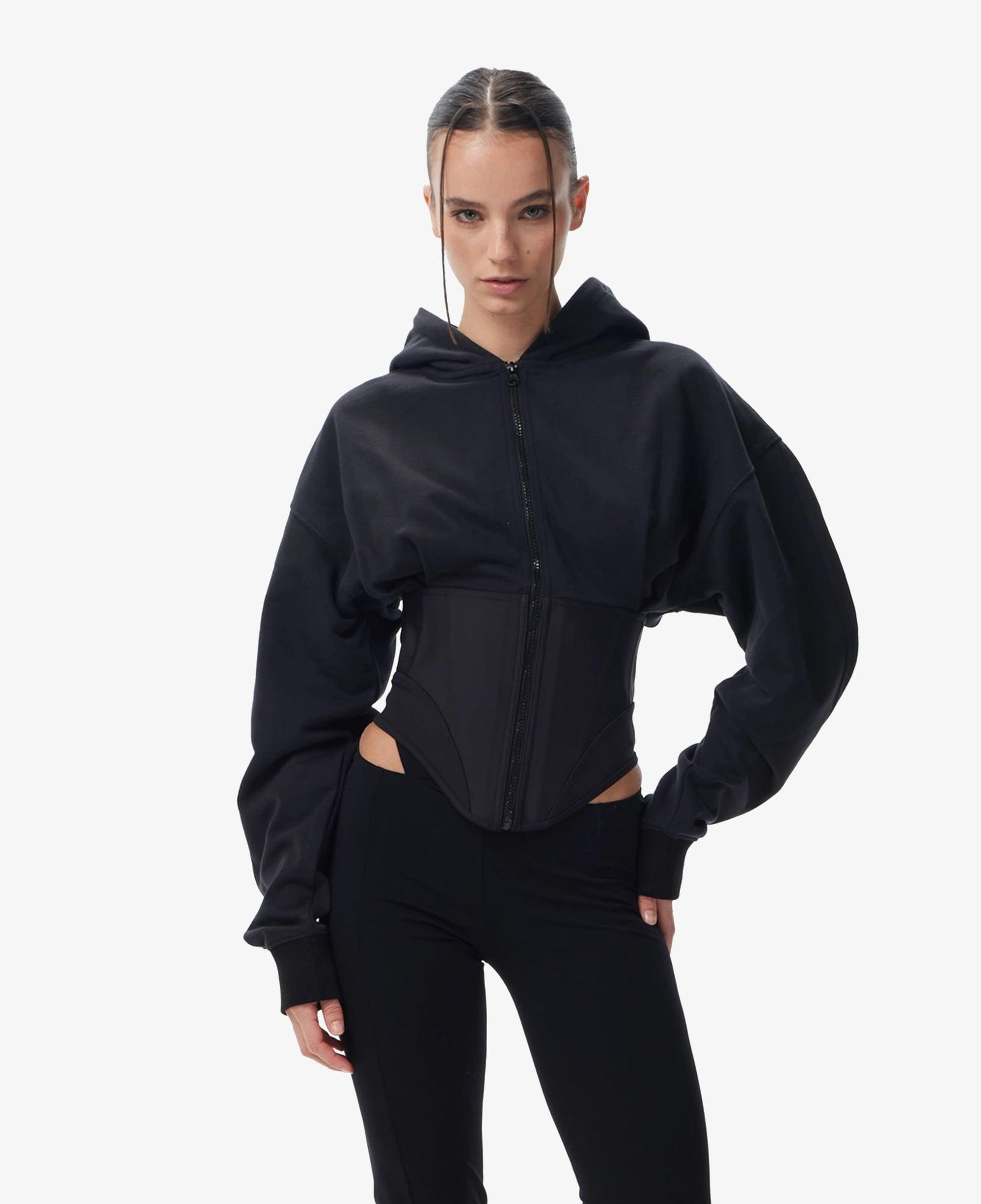 Fabby Siyah Kadın Sweatshirt