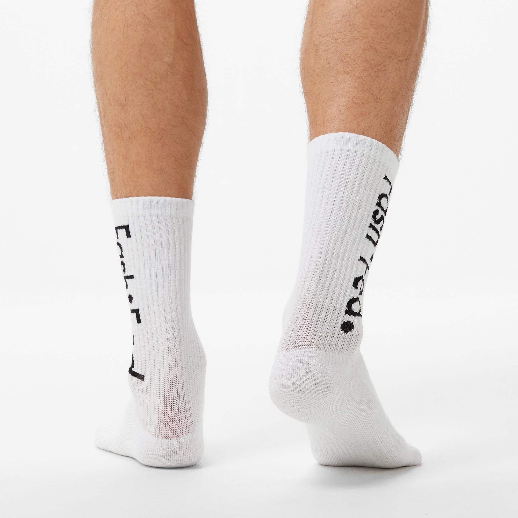 Fashfed Erkek Beyaz Çorap