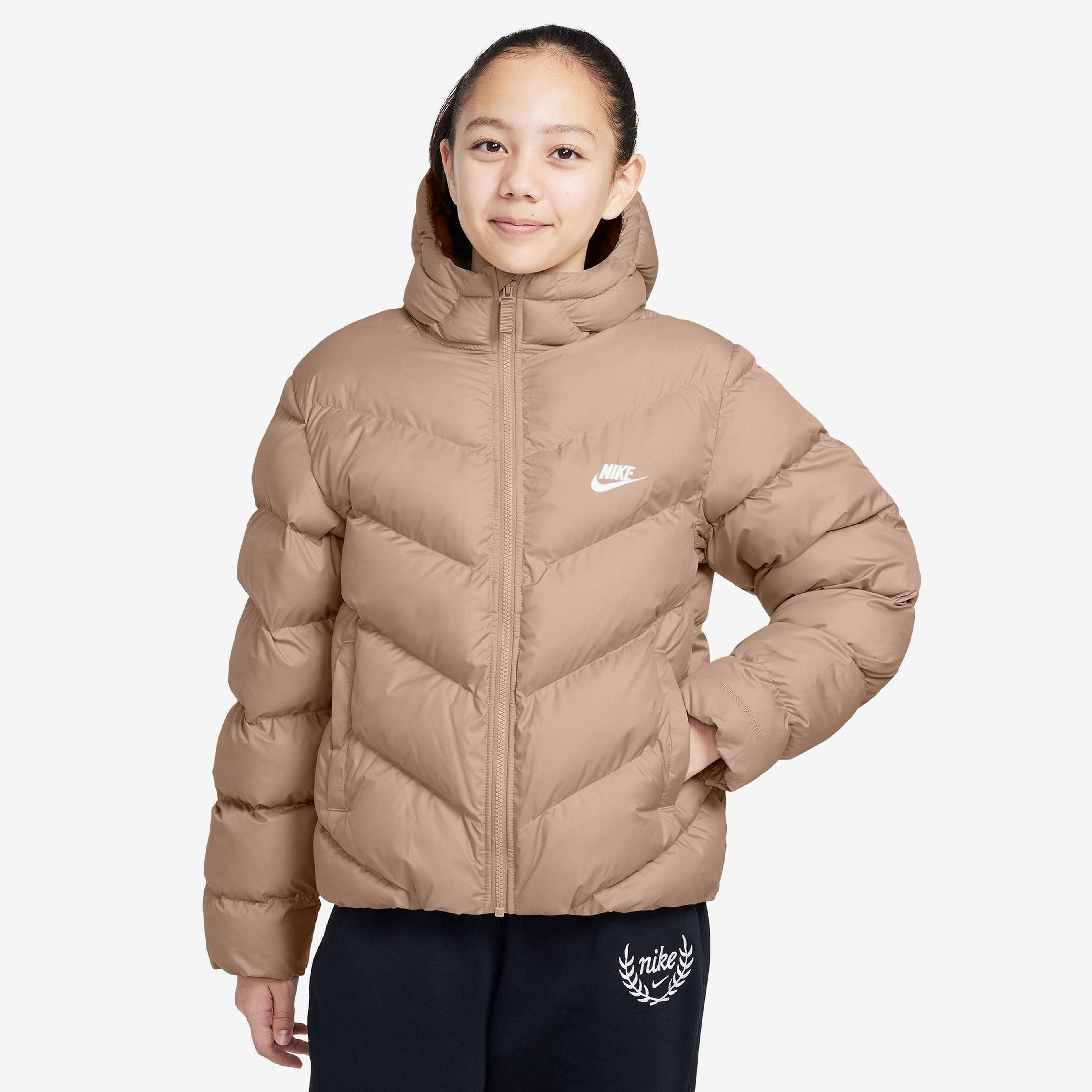Nike Sportswear Therma-Fit All Day Play Çocuk Bej Mont