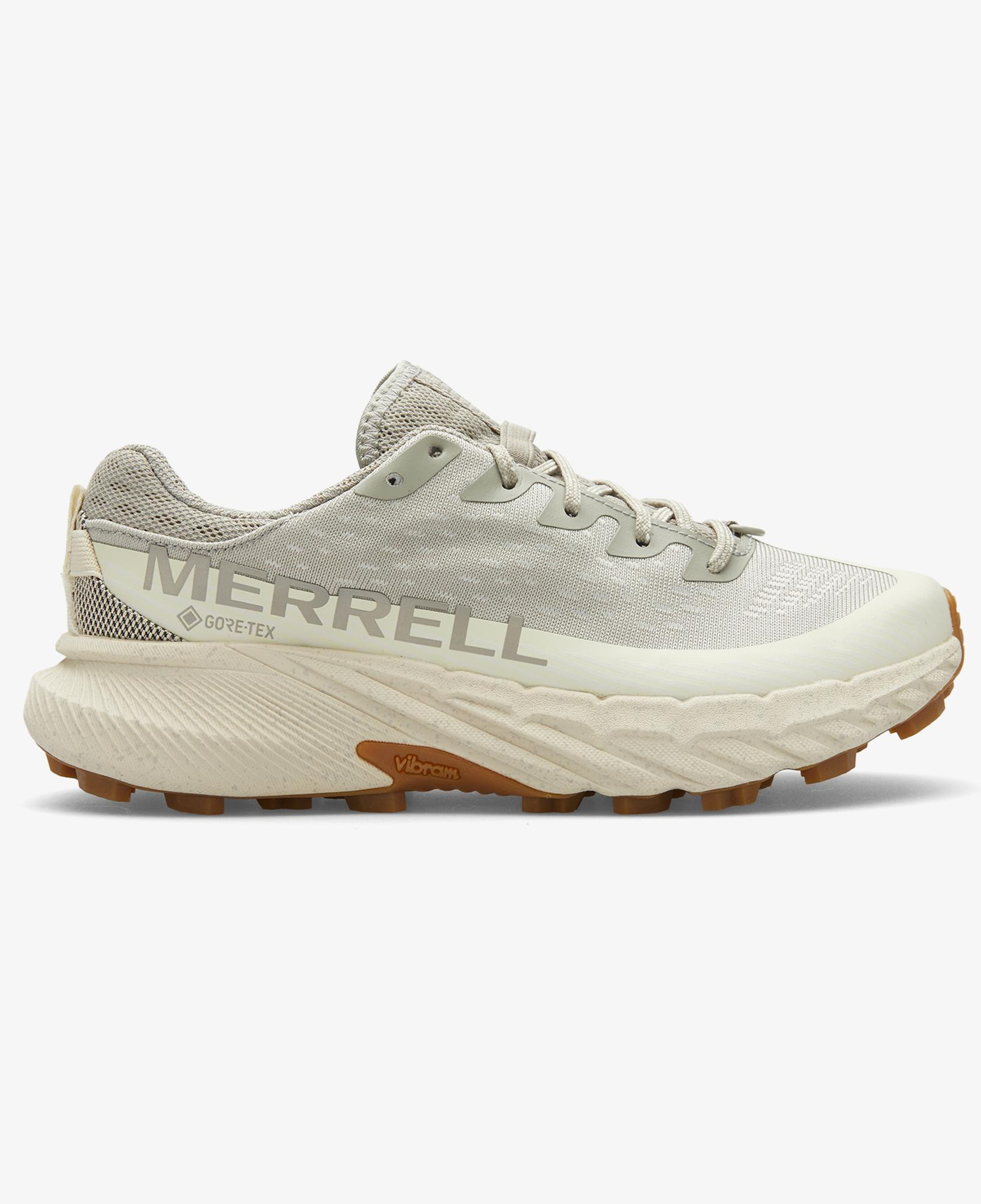 Merrell Agility Peak 5 Gore Tex Kadın Bej Koşu Ayakkabısı