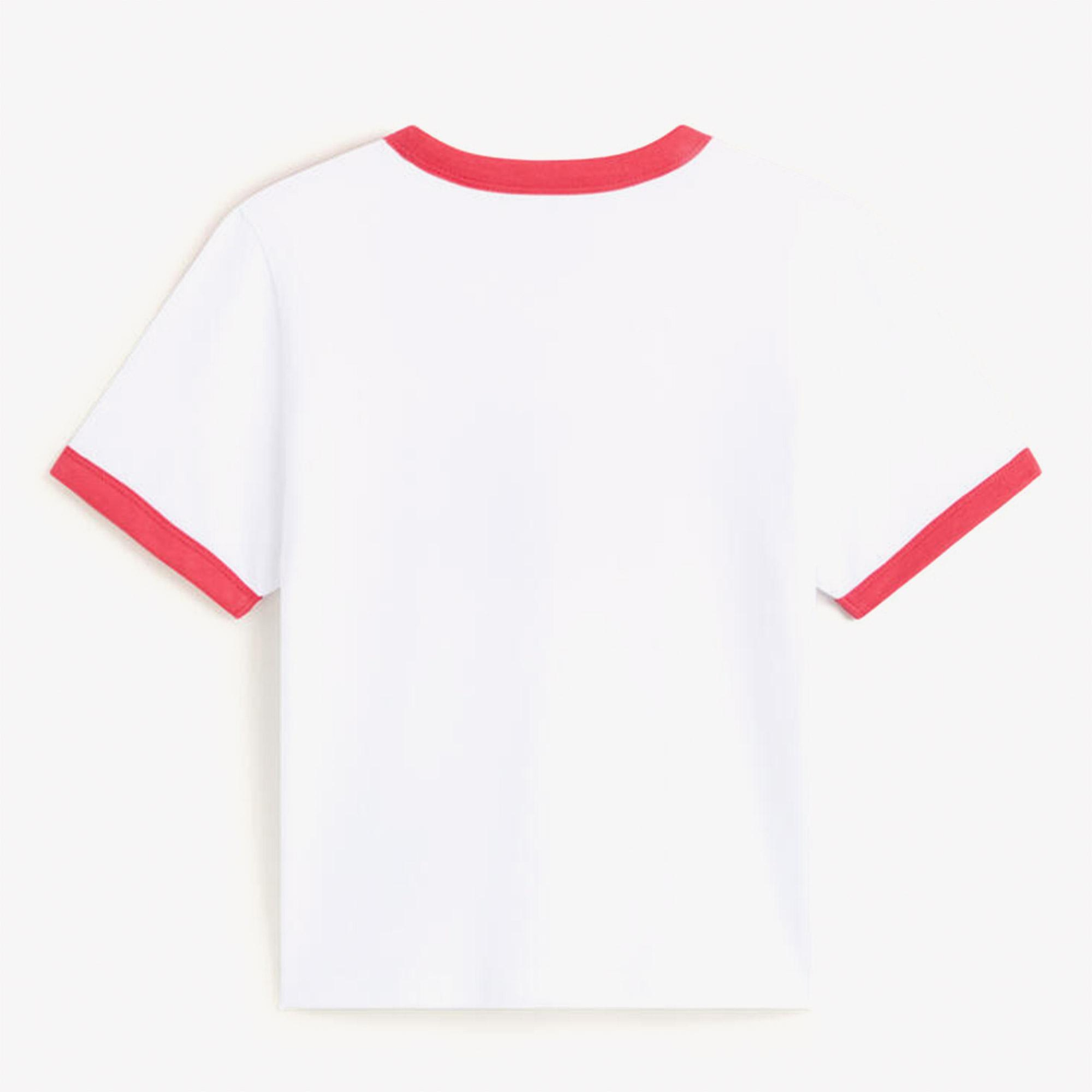 Vans Center Chest Ringer  Kadın Beyaz T-Shirt