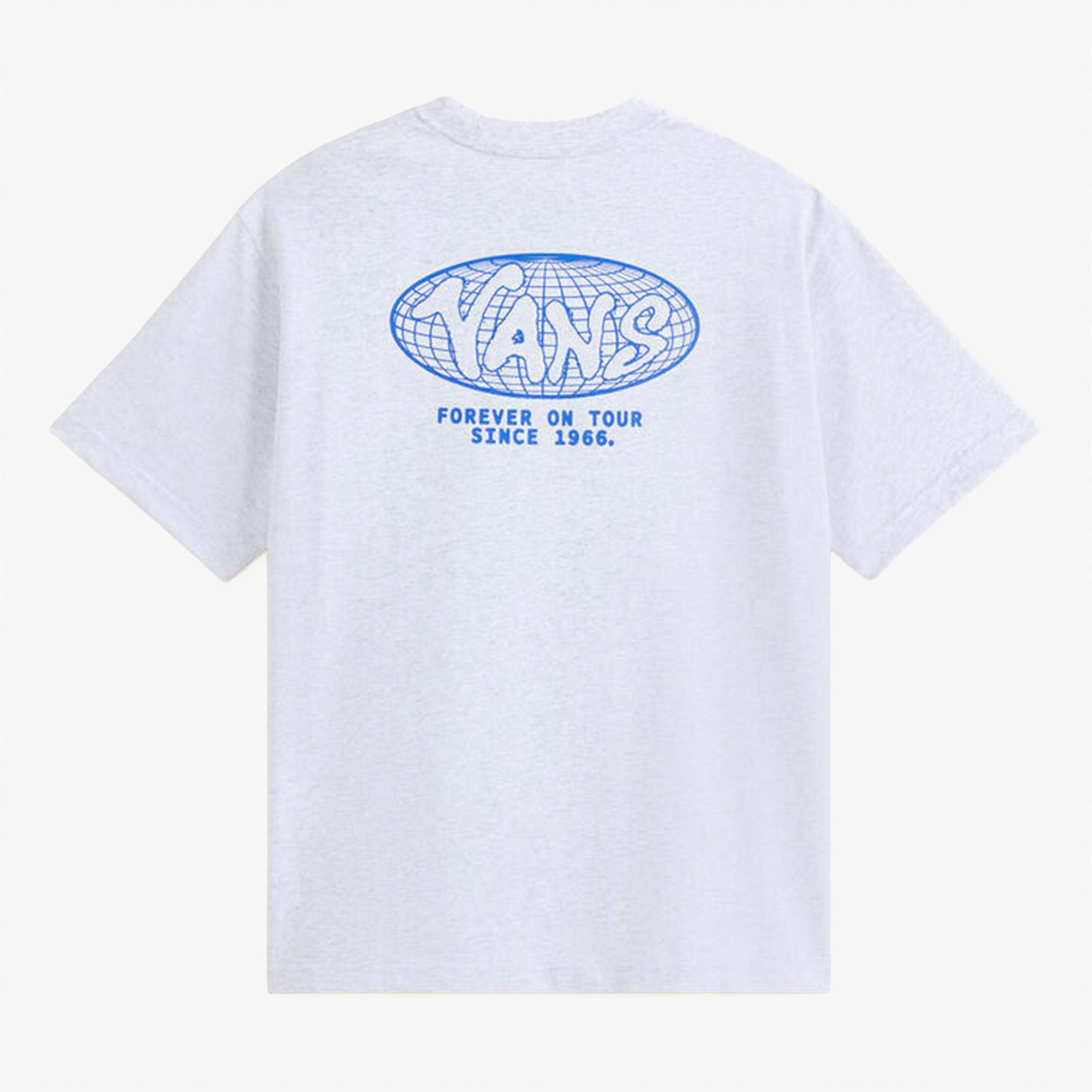 Vans World Tour Loose Erkek Gri T-Shirt