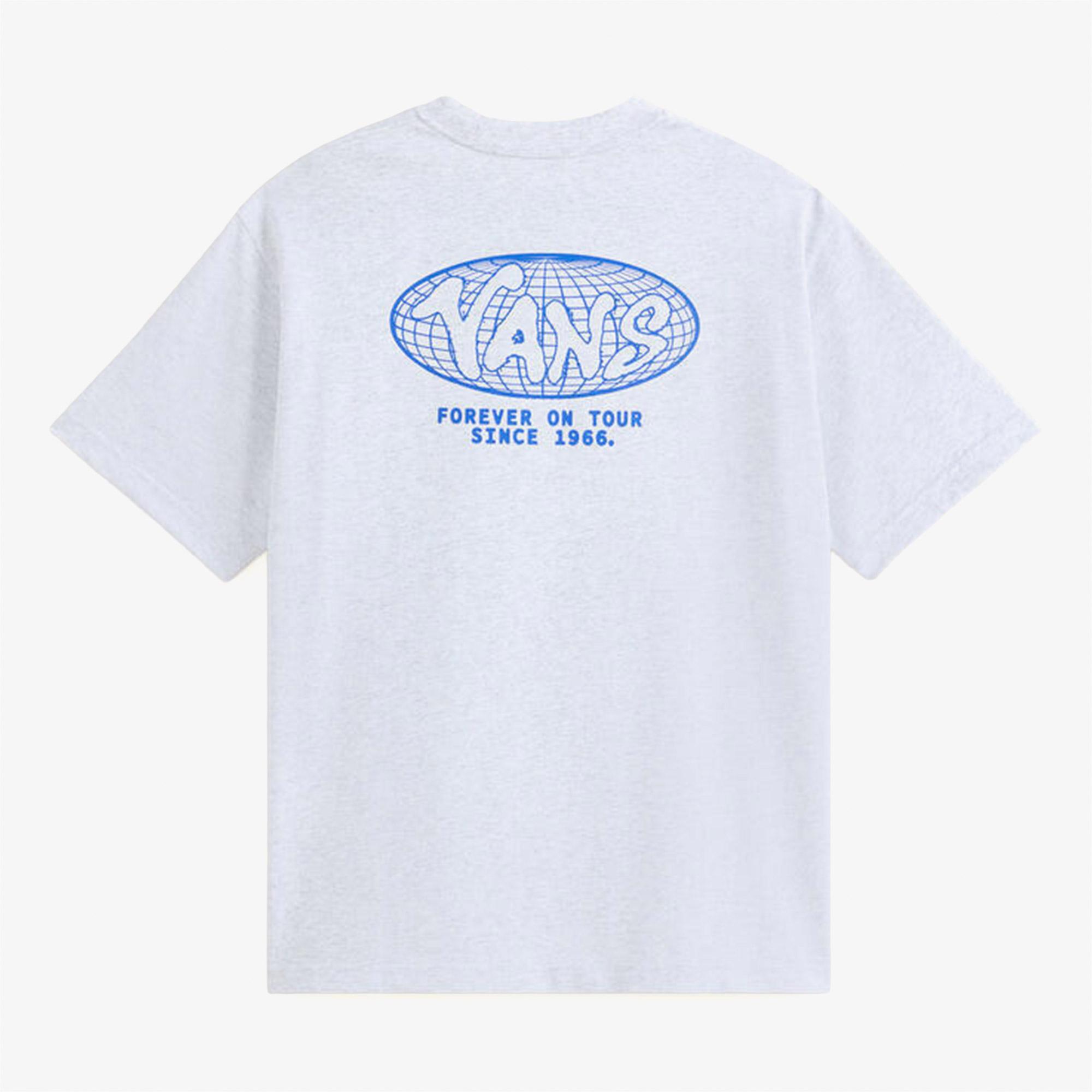 Vans World Tour Loose Erkek Gri T-Shirt