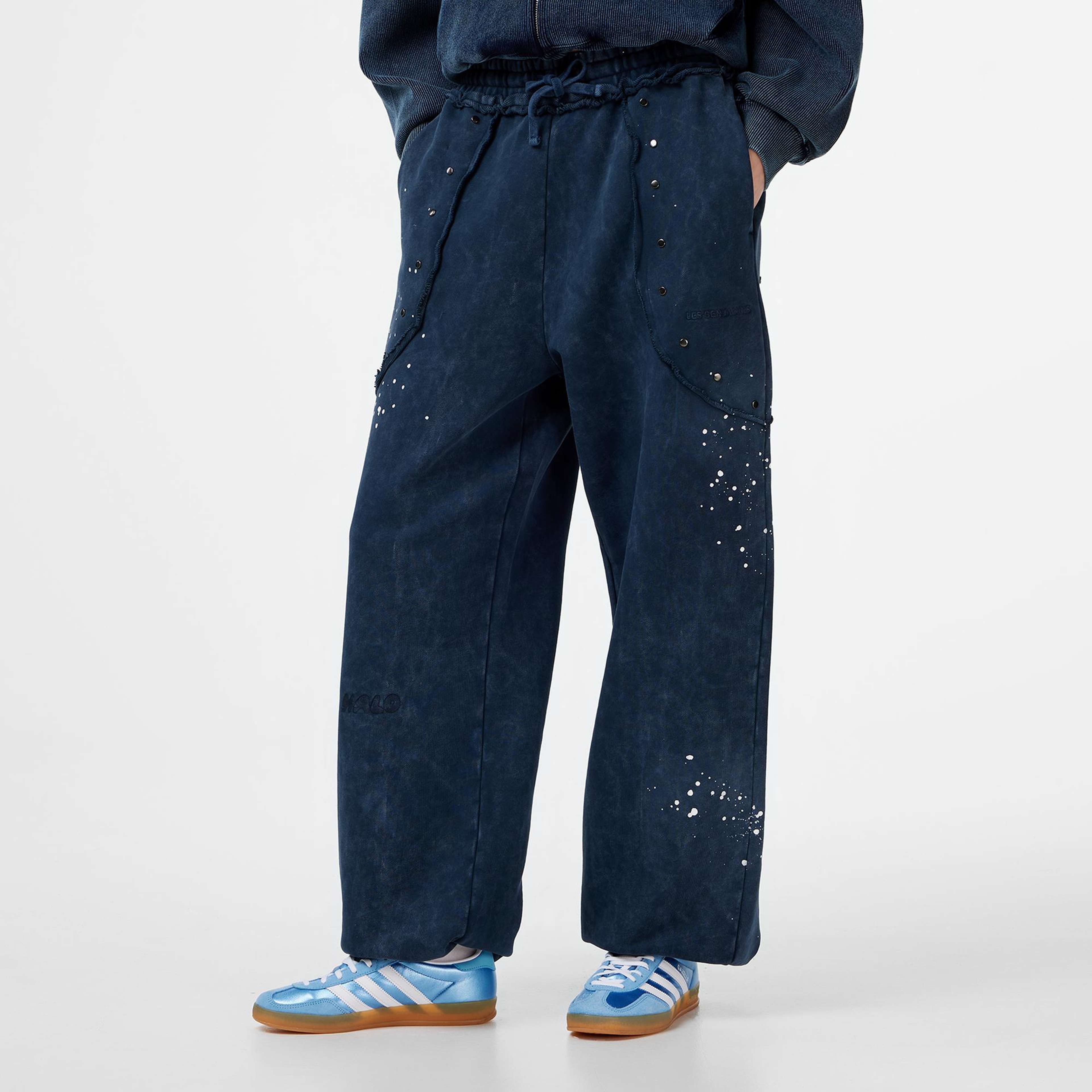 Les Benjamins Regular Fit Kadın Lacivert Eşofman Altı