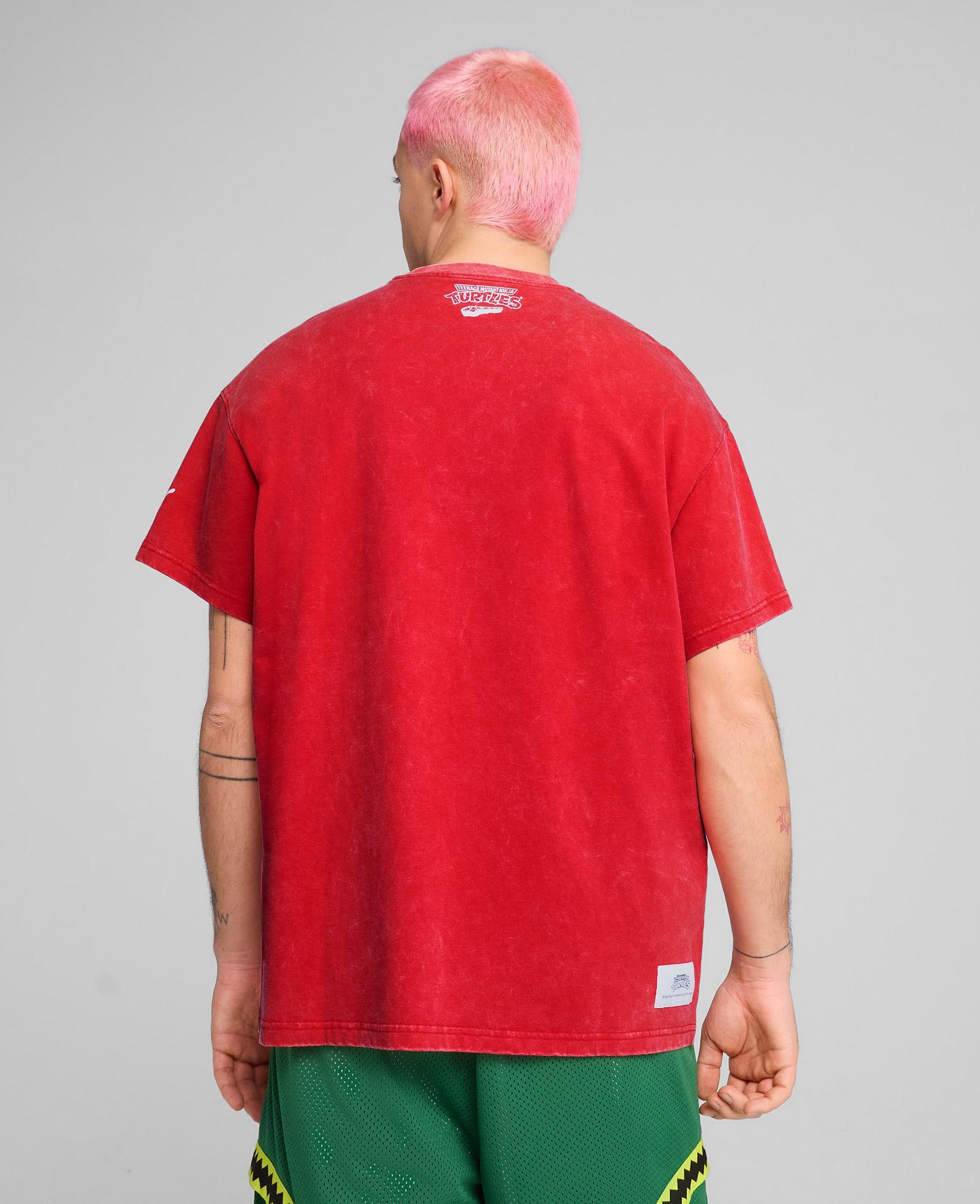 Puma X TMNT Erkek Kırmızı Basketbol T-Shirt
