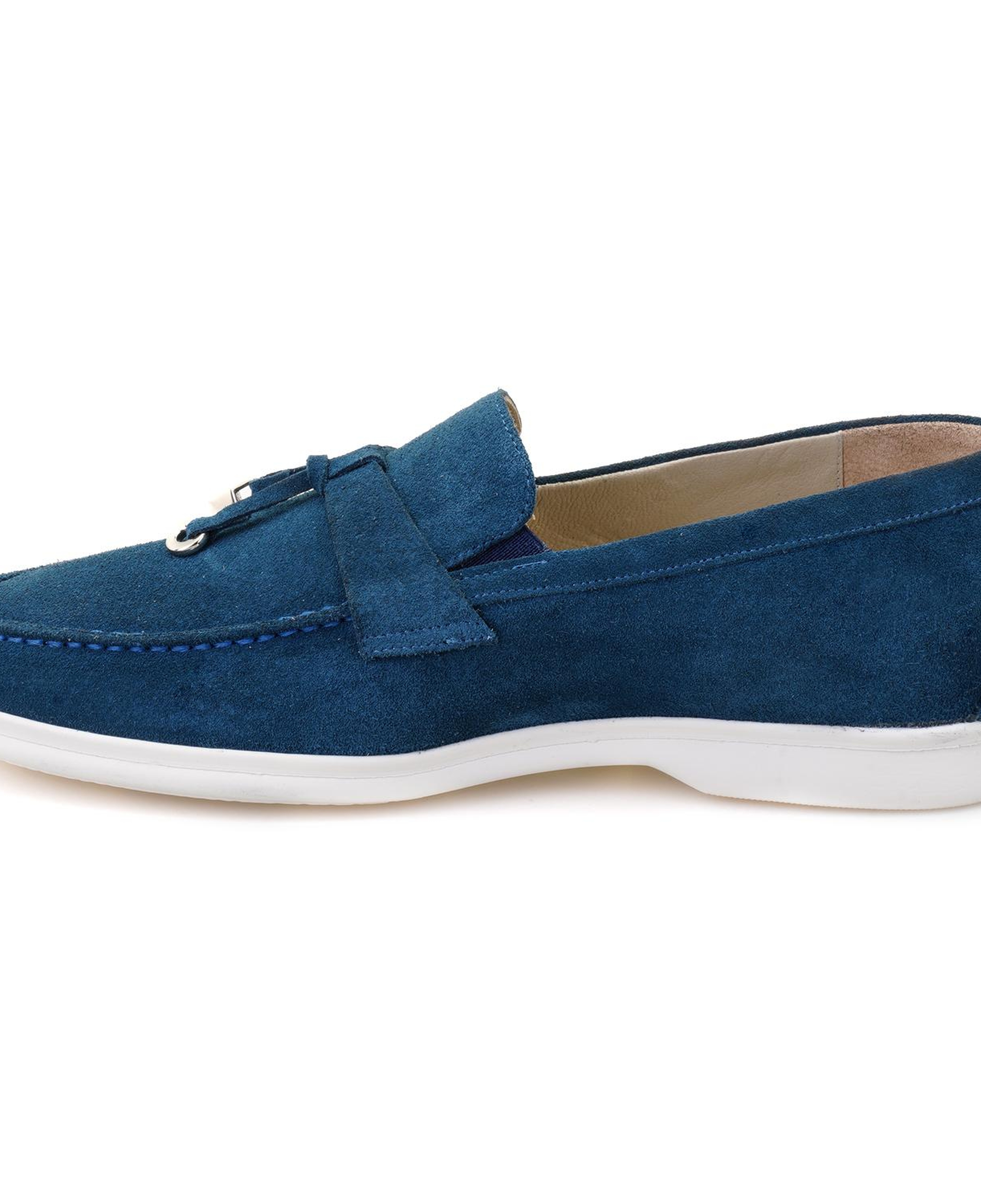 Kaitlin Mavi Erkek Süet Deri Loafer