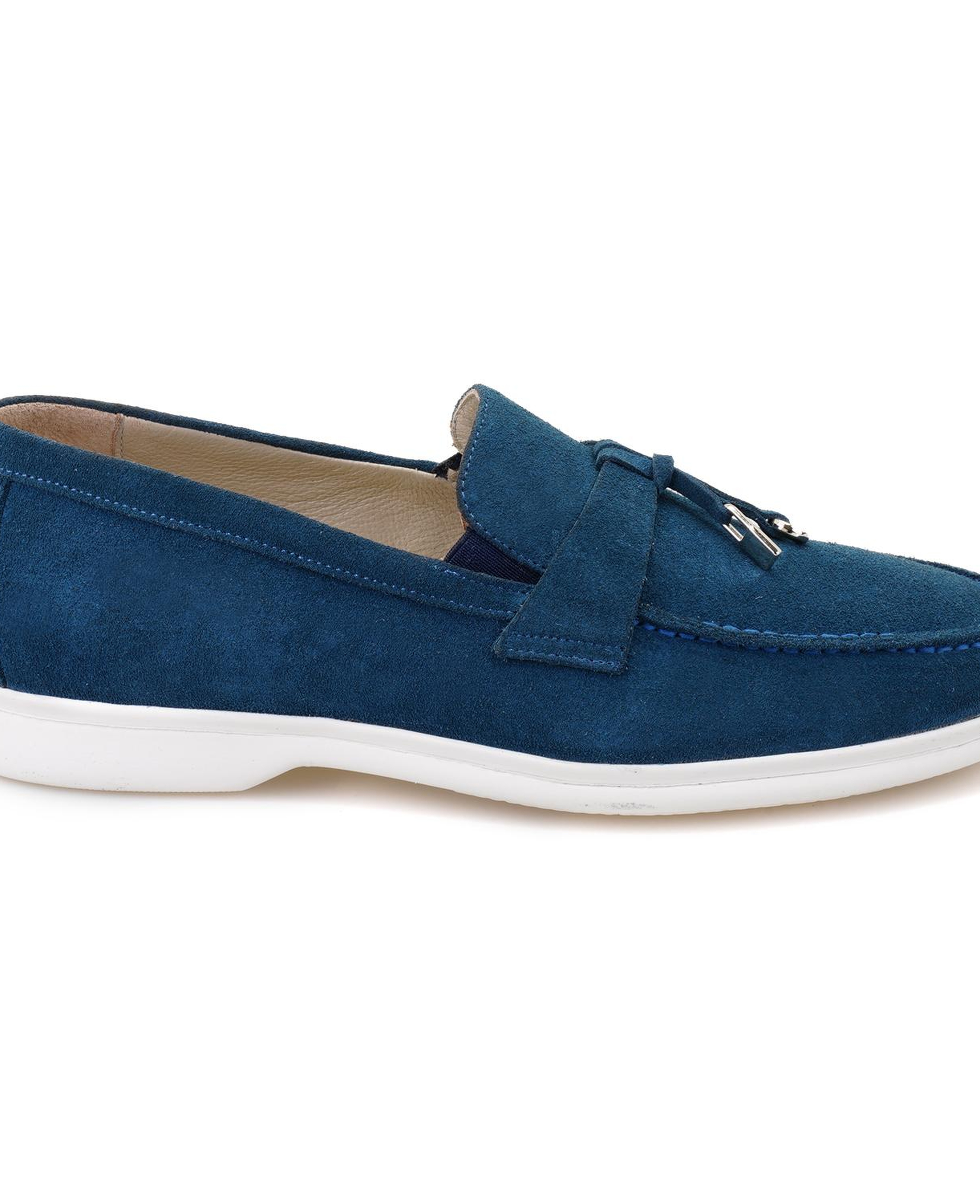 Kaitlin Mavi Erkek Süet Deri Loafer
