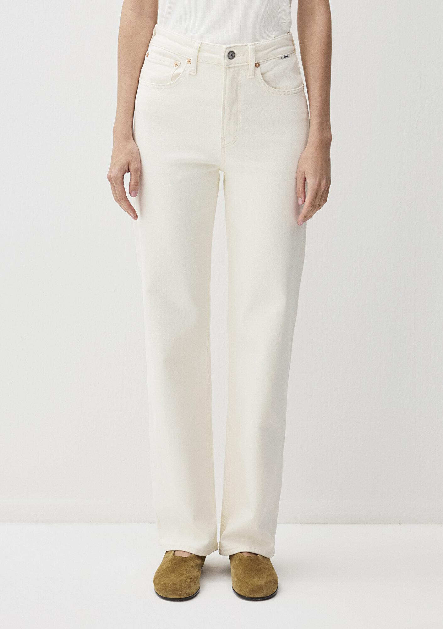 Mavi Sky Classic Denim Ekru Jean Pantolon 1010627-88689