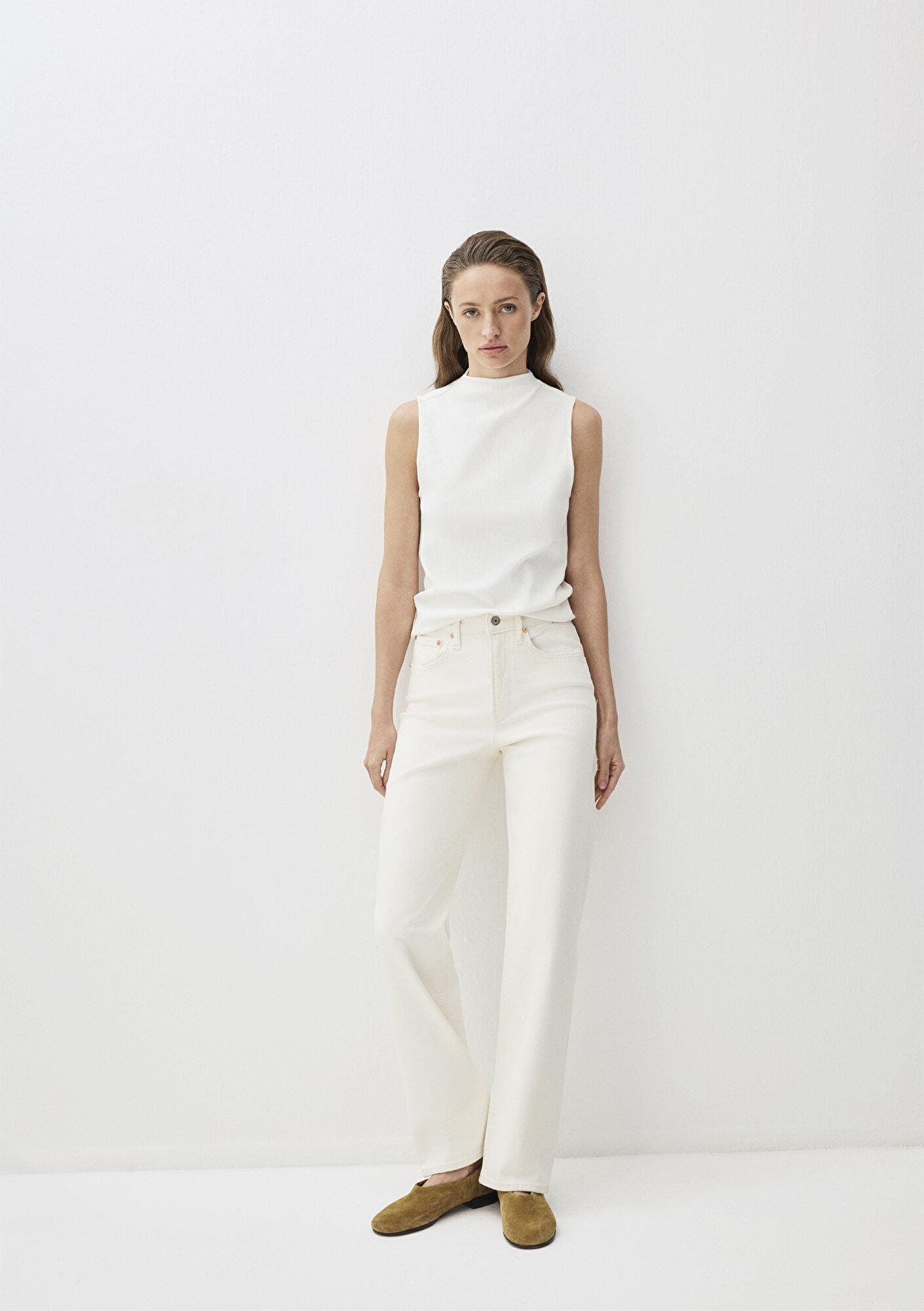 Mavi Sky Classic Denim Ekru Jean Pantolon 1010627-88689