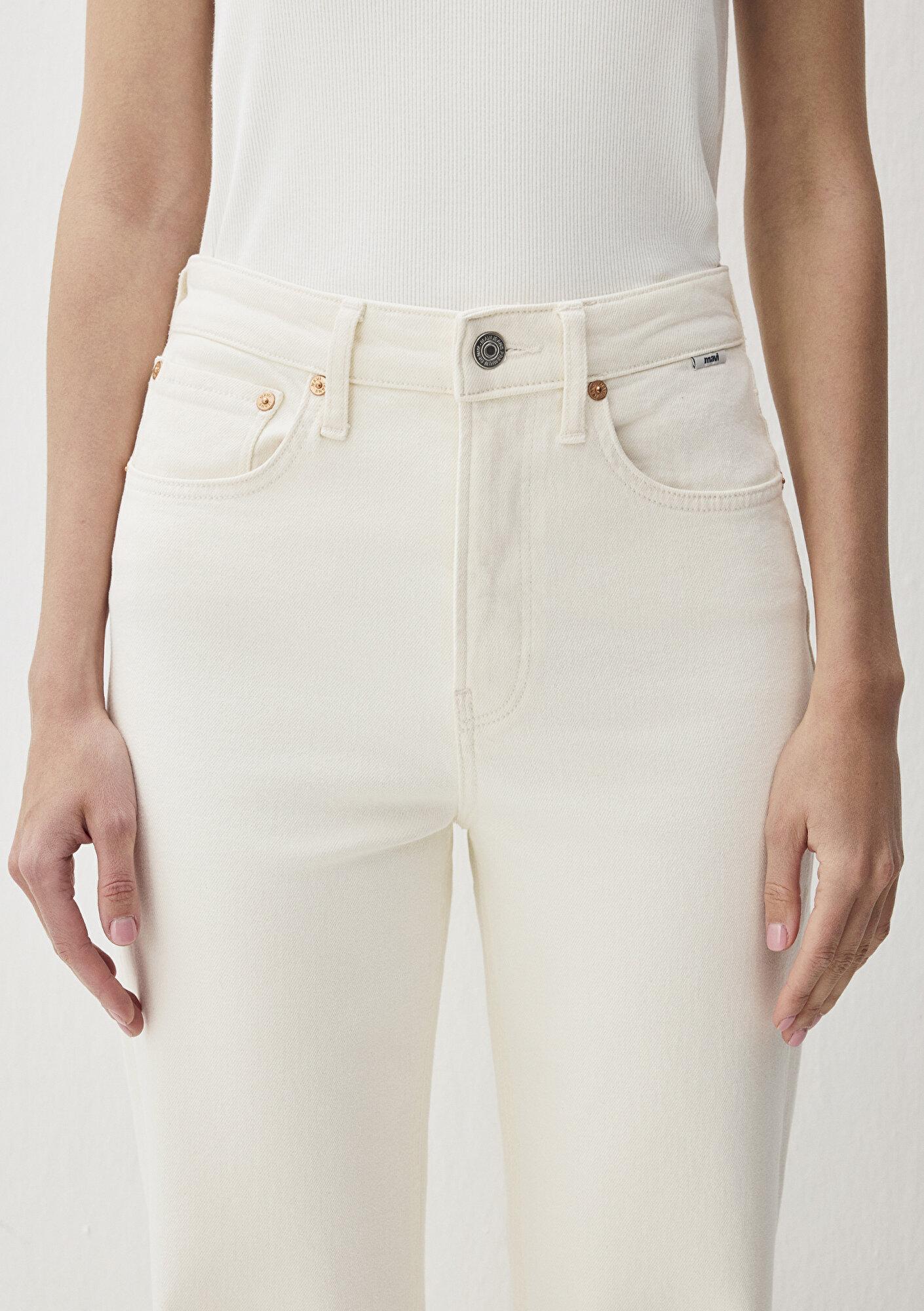 Mavi Sky Classic Denim Ekru Jean Pantolon 1010627-88689