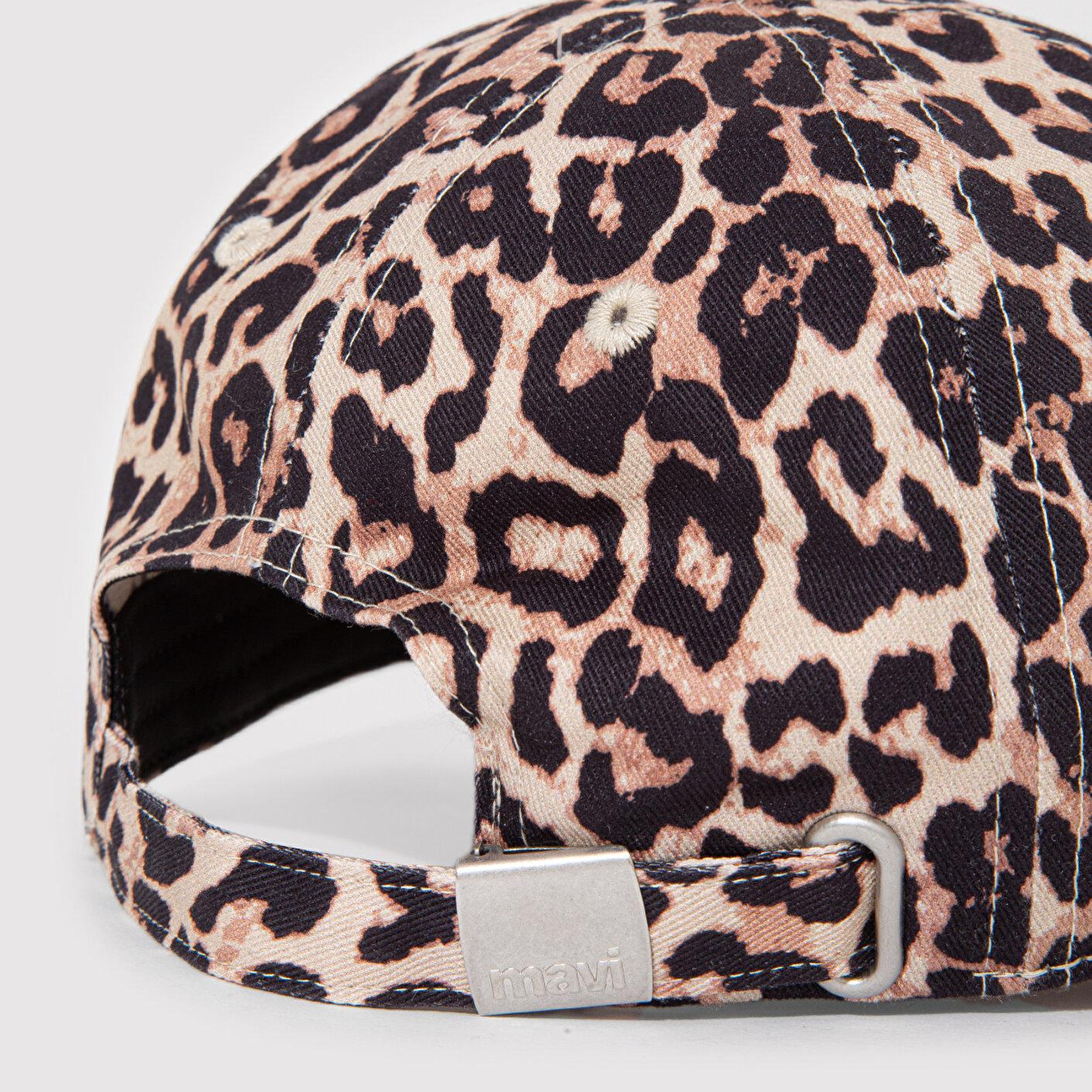 Mavi Leopar Desenli Şapka 1913001-25818