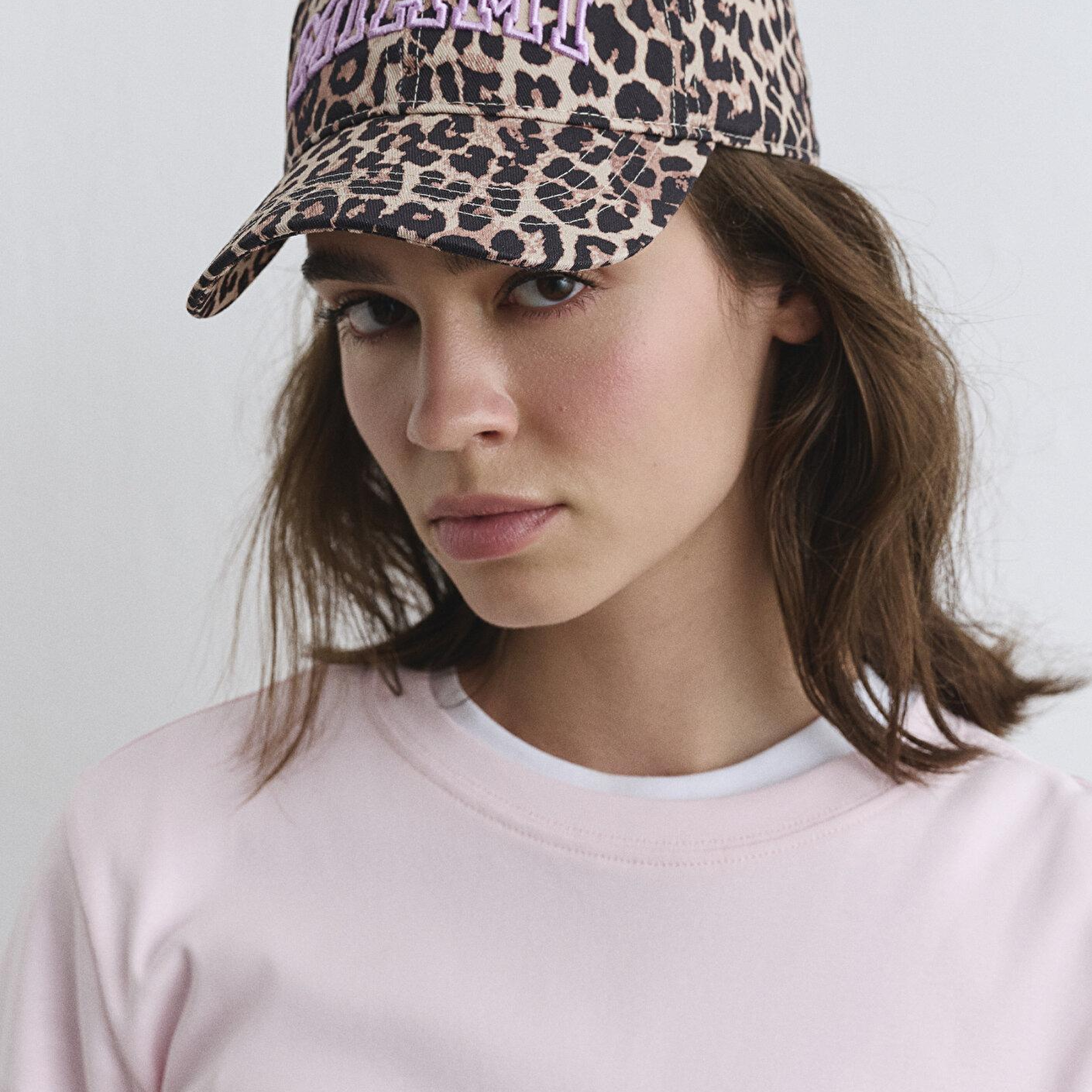 Mavi Leopar Desenli Şapka 1913001-25818