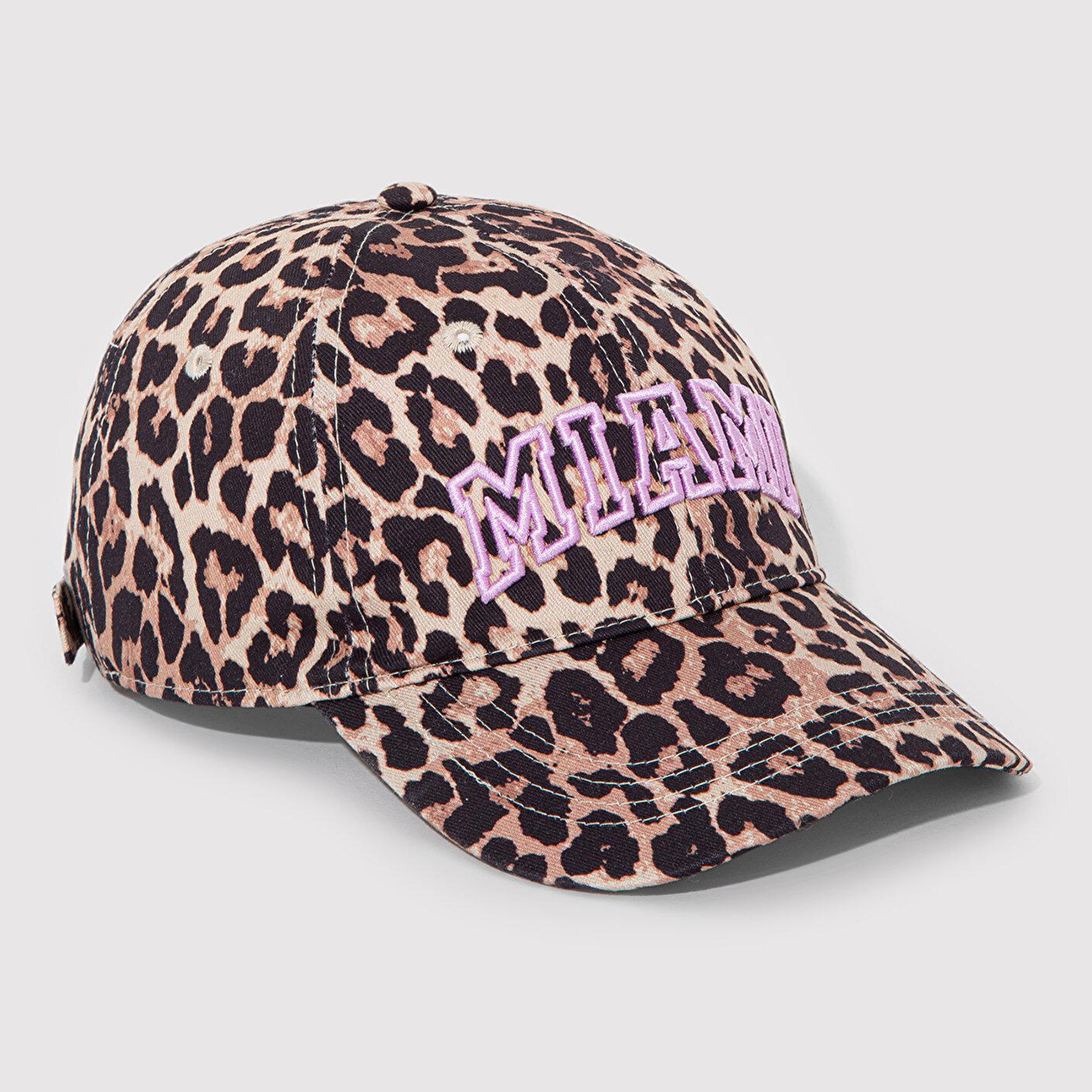 Mavi Leopar Desenli Şapka 1913001-25818