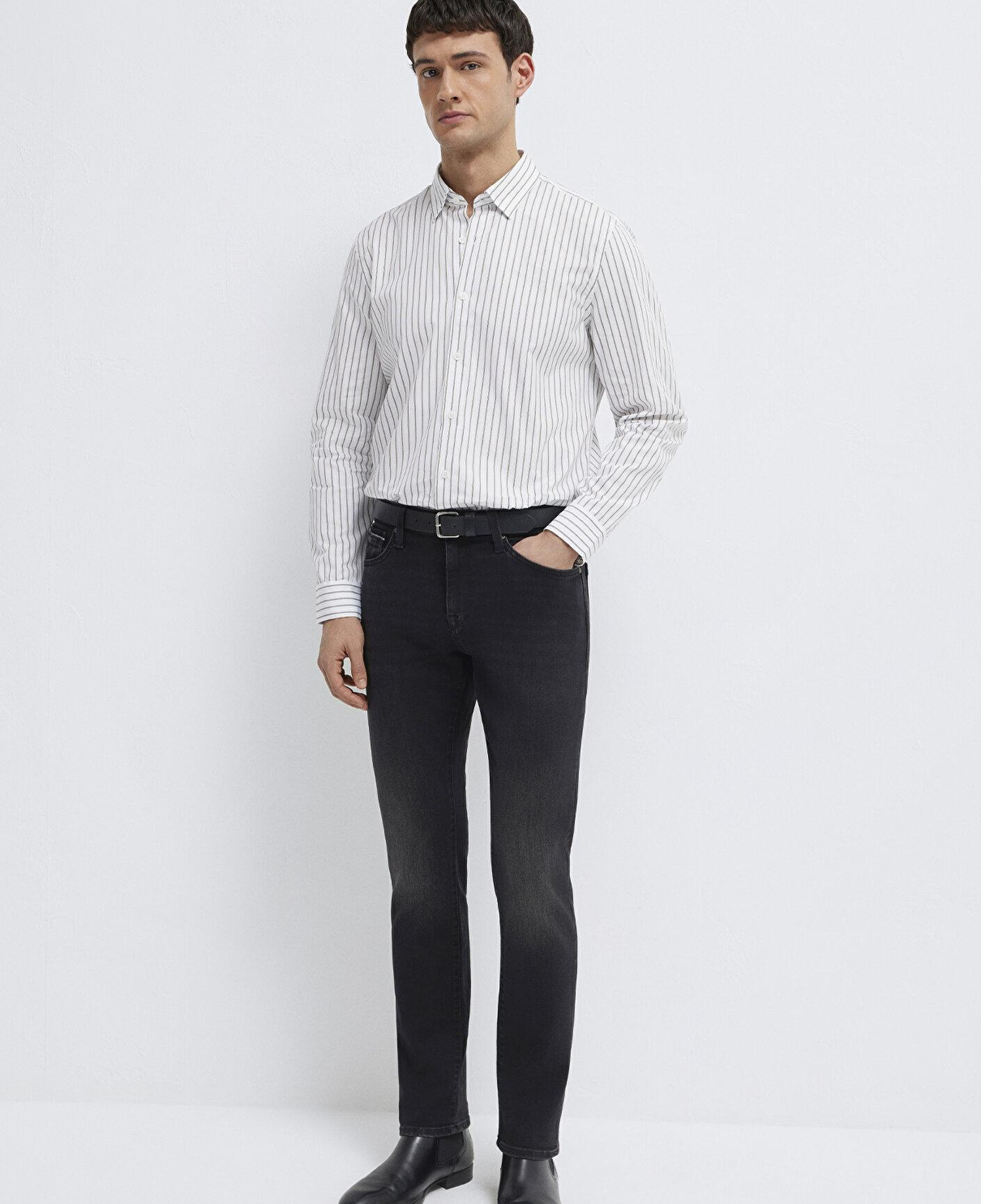 Mavi Beyaz Gömlek Regular Fit / Normal Kesim 0211864-91411