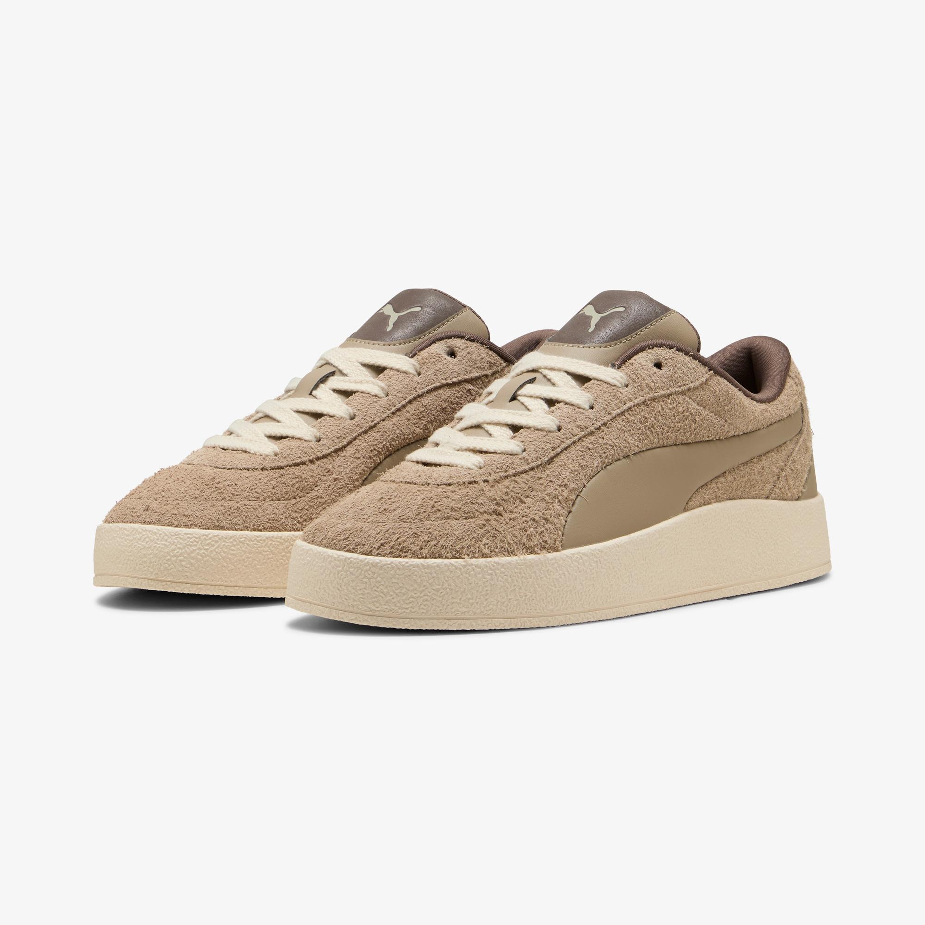 Puma CA Luxe Fuzzy Unisex Kahverengi Spor Ayakkabı