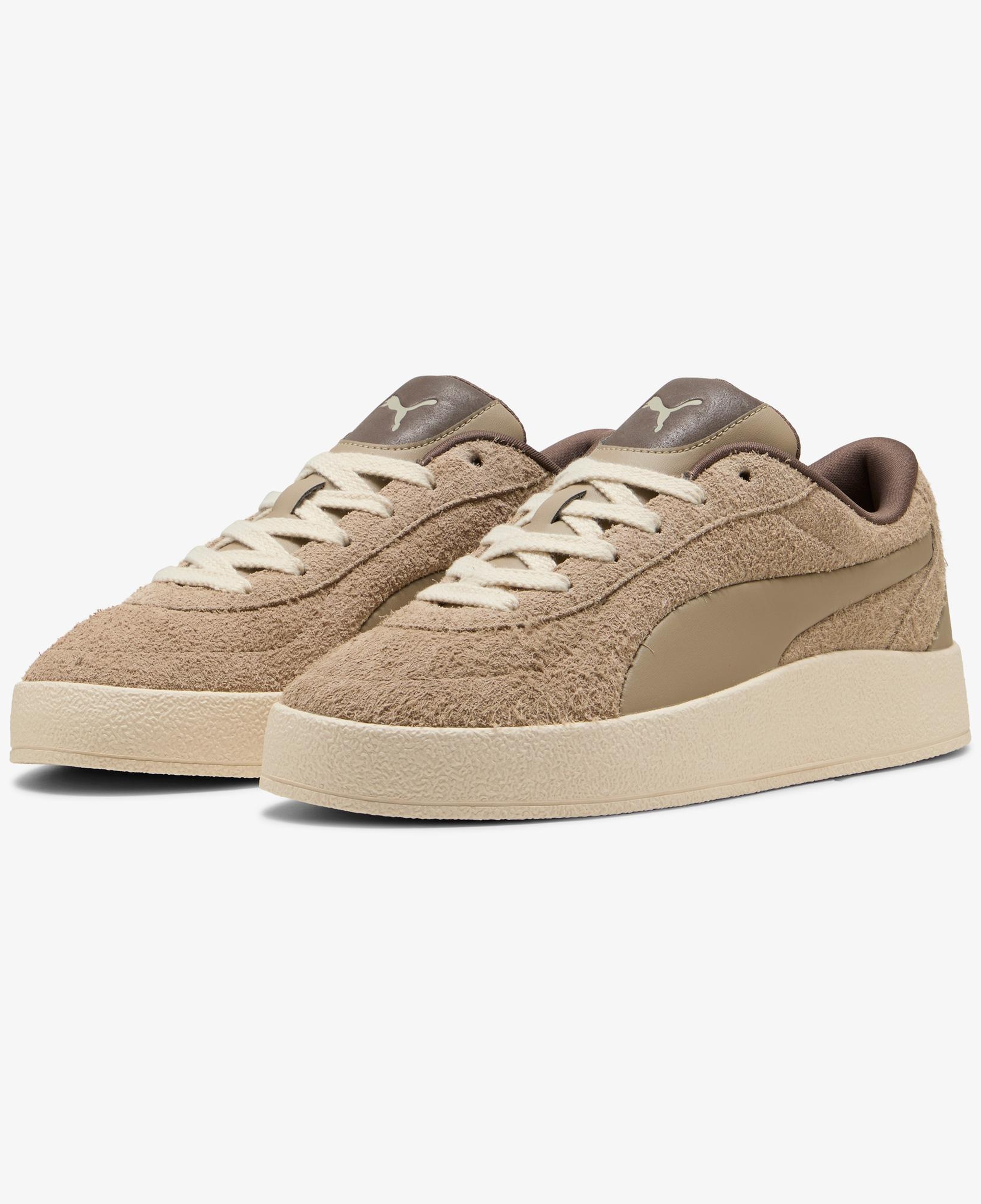 Puma CA Luxe Fuzzy Unisex Kahverengi Spor Ayakkabı