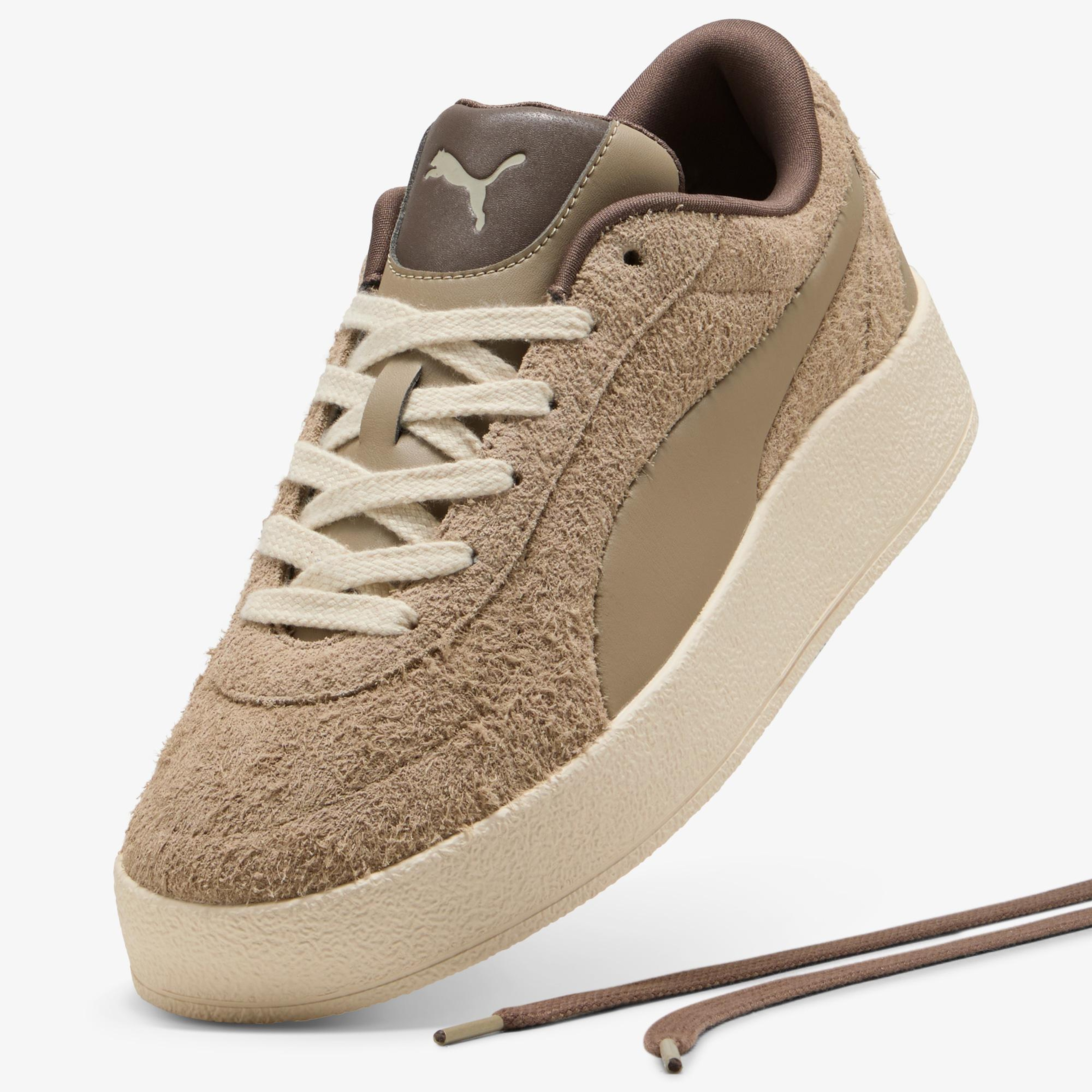 Puma CA Luxe Fuzzy Unisex Kahverengi Spor Ayakkabı