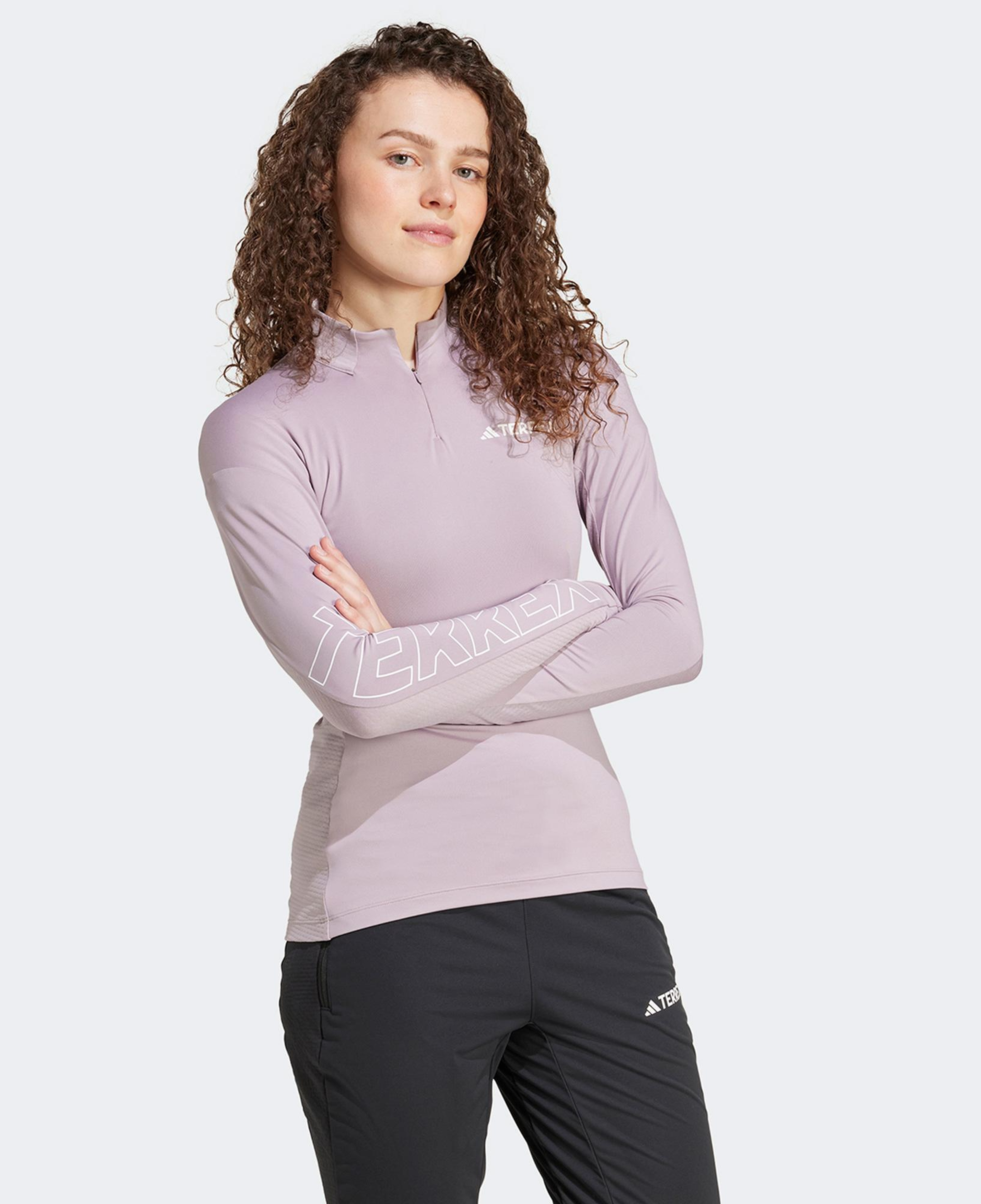adidas Xpr Longsleeve Kadın Mor Antrenman Üstü