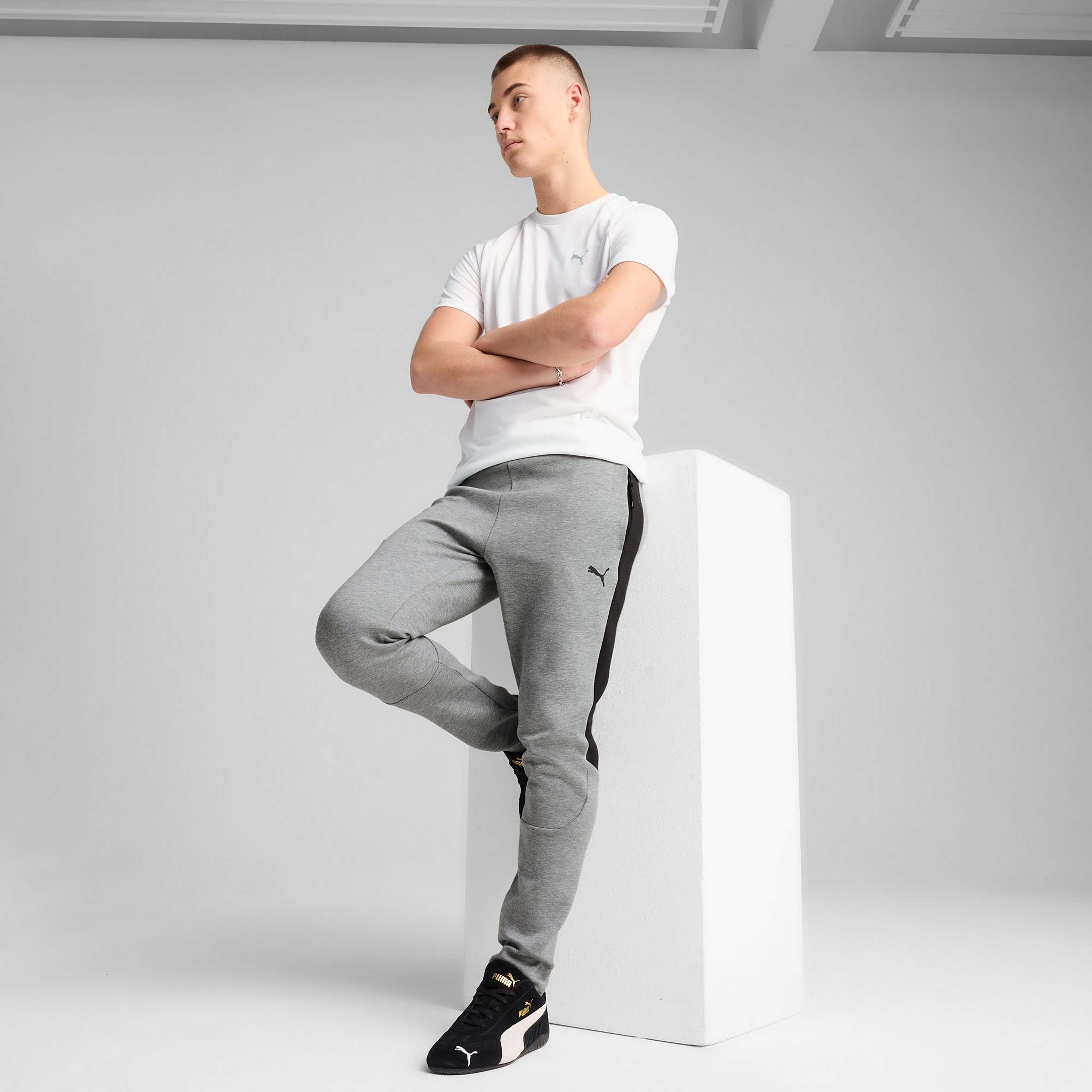 Puma Evostripe Core Erkek Gri Pantolon