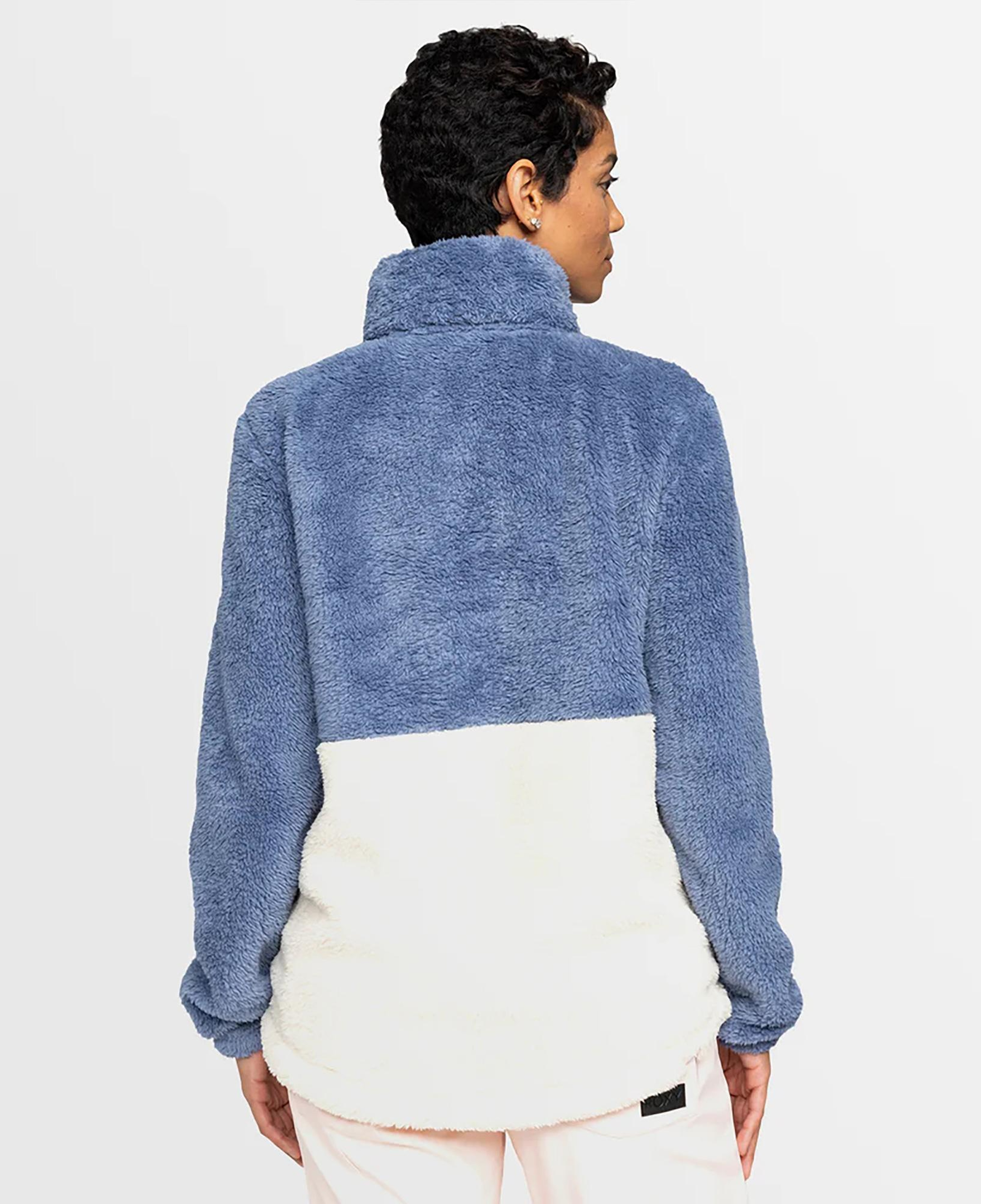 Roxy Alabama Mock Neck Kadın Mavi Polar Üst