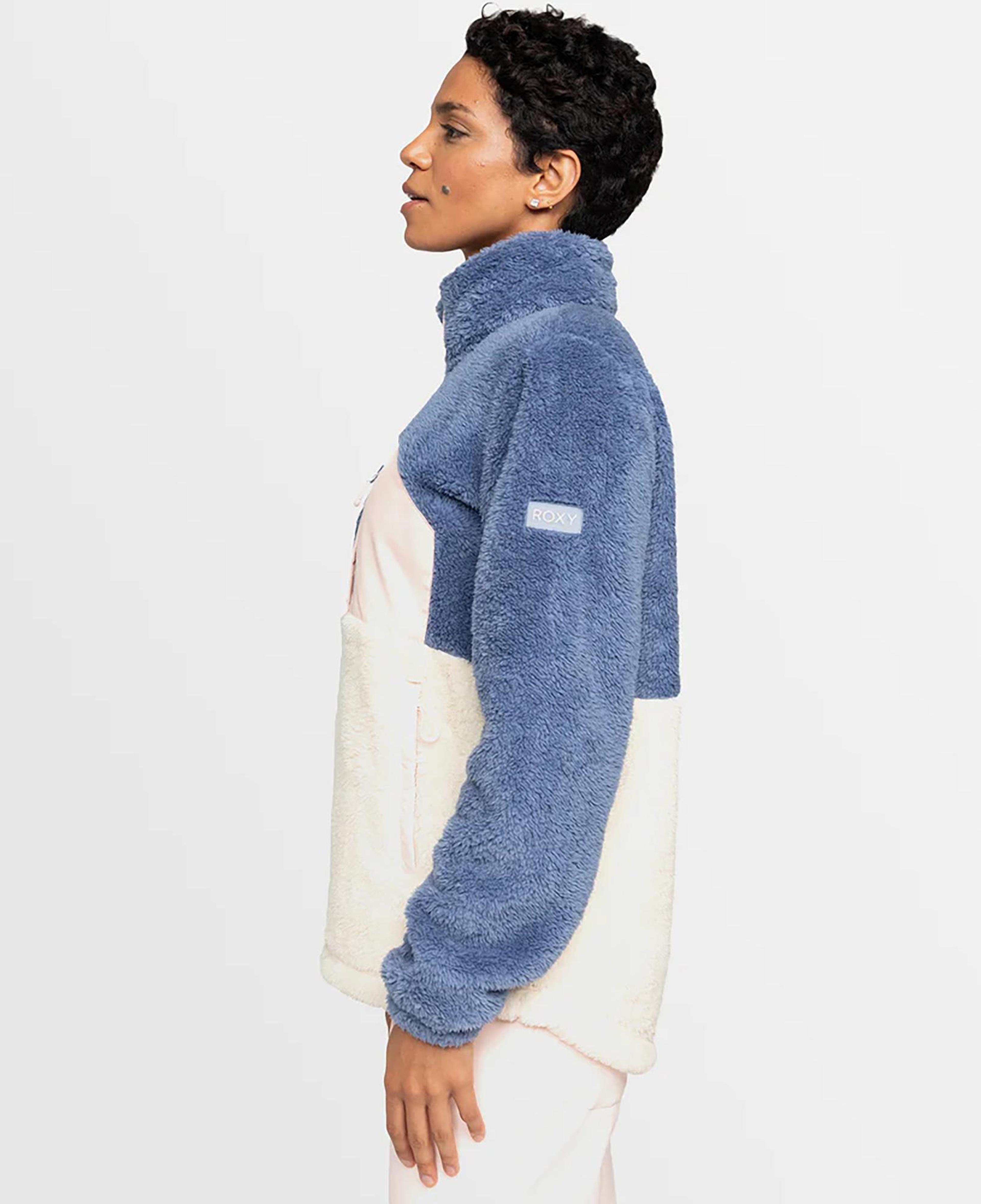 Roxy Alabama Mock Neck Kadın Mavi Polar Üst