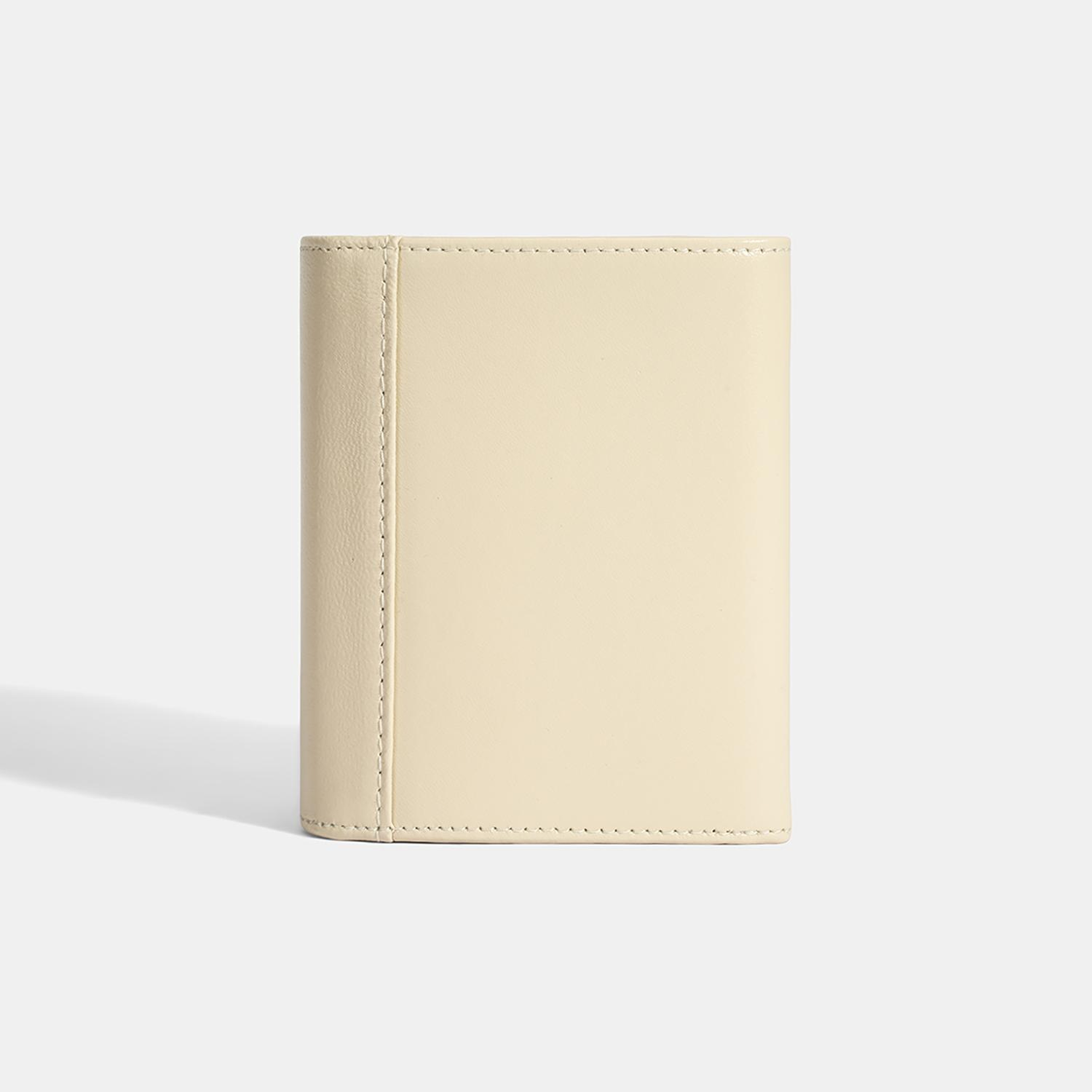 Kadın Krem Deri Cüzdan