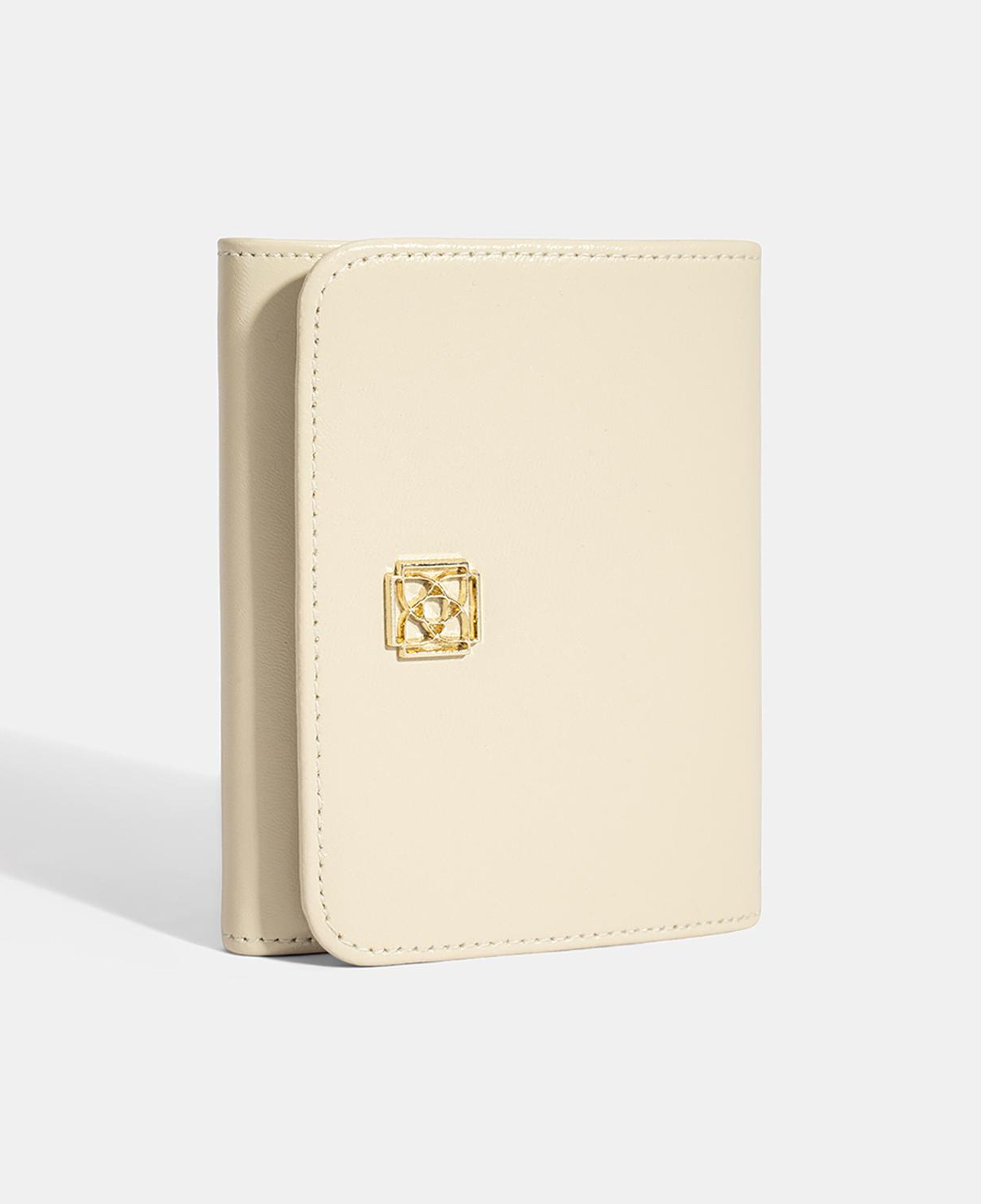Kadın Krem Deri Cüzdan