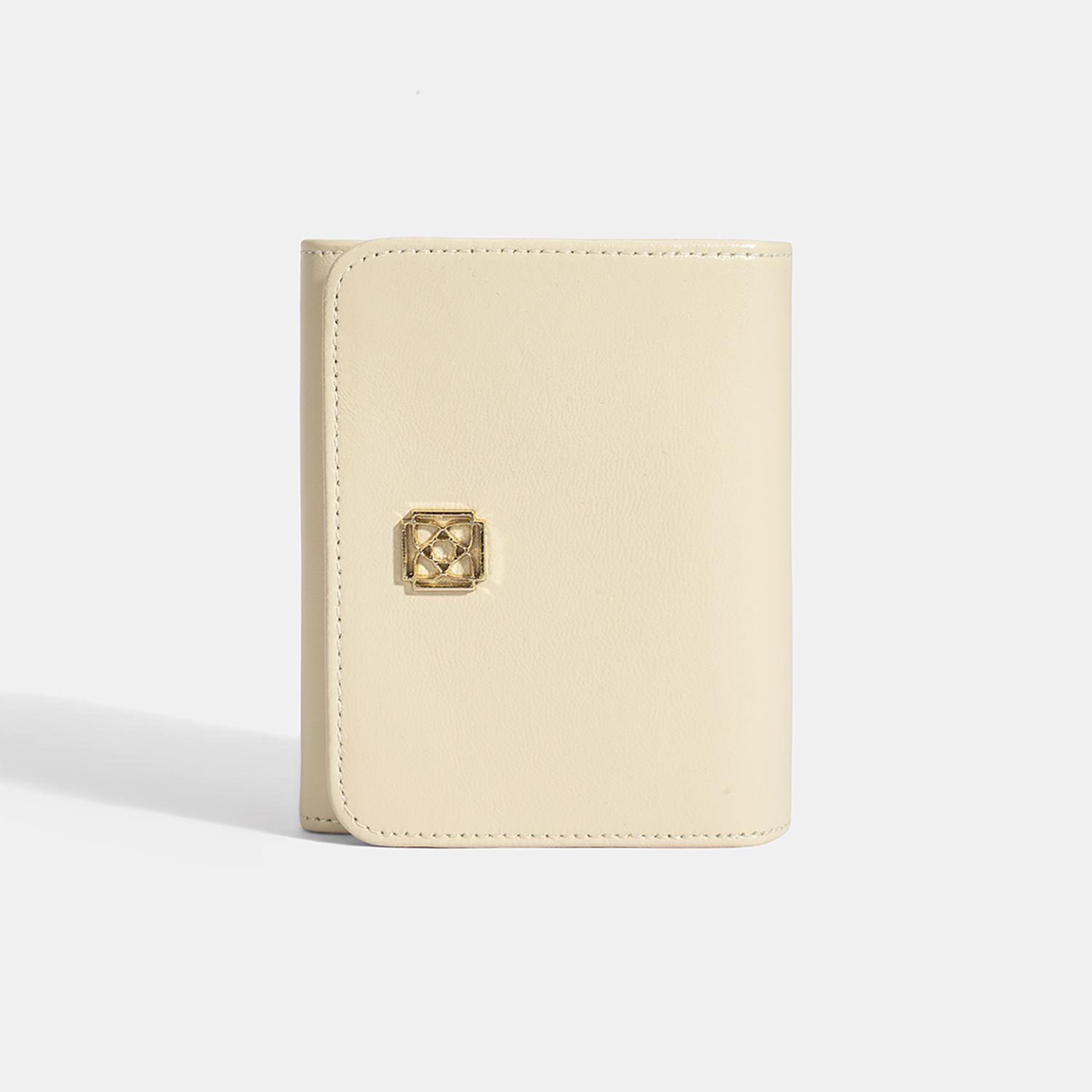 Kadın Krem Deri Cüzdan