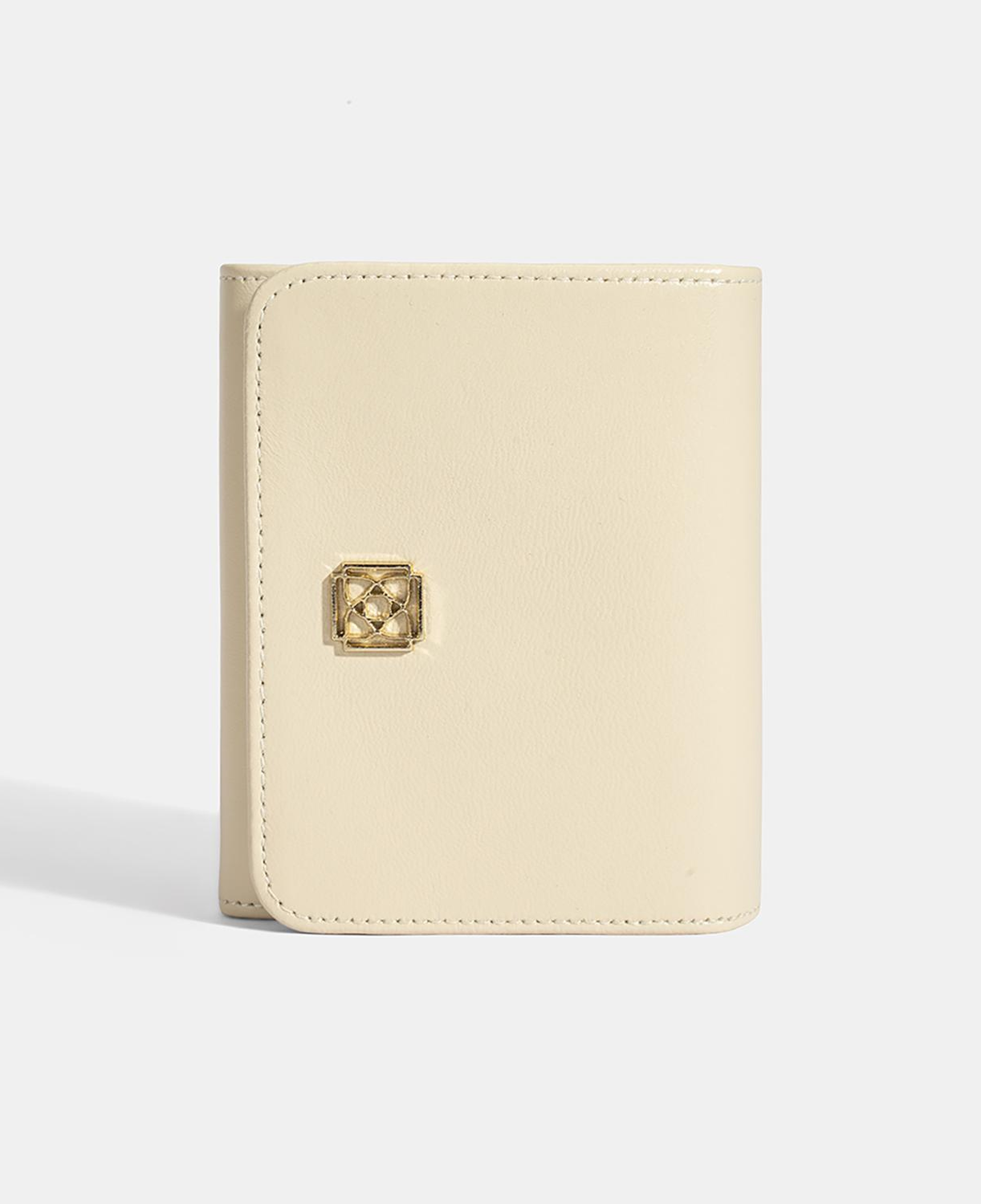 Kadın Krem Deri Cüzdan