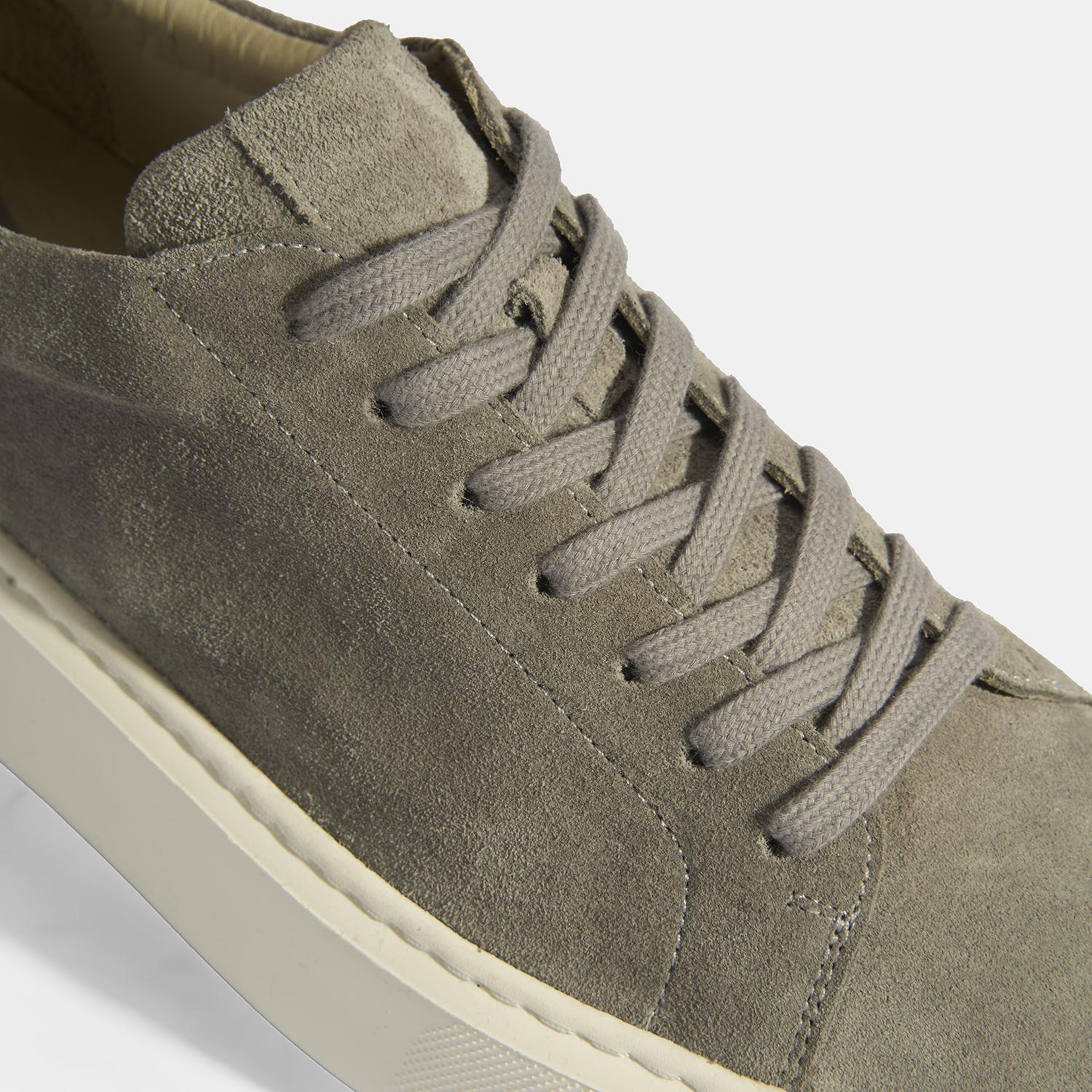 Erkek Gri Bağcıklı Süet Günlük Ayakkabı