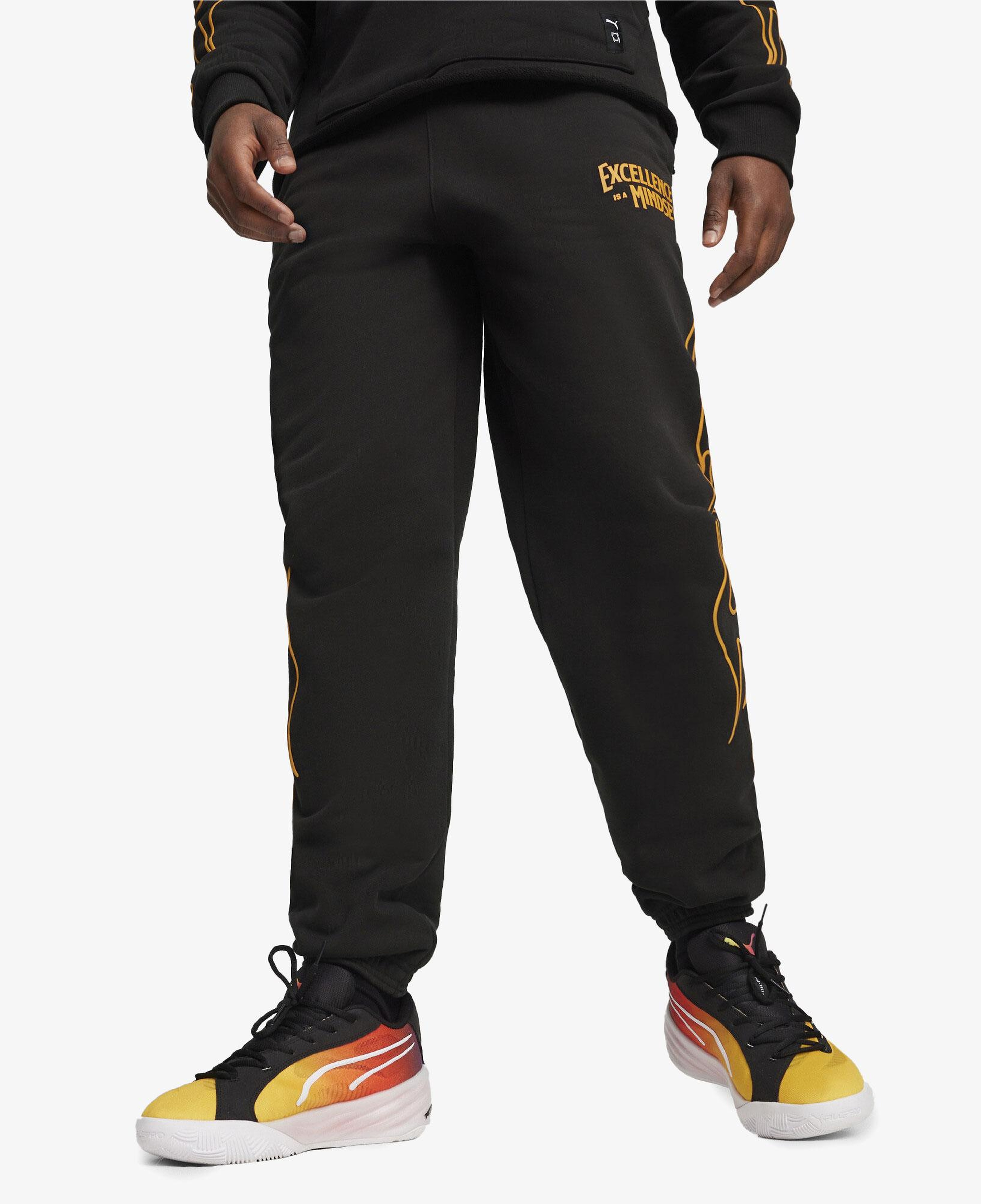 Puma Caution Erkek Siyah Eşofman Altı