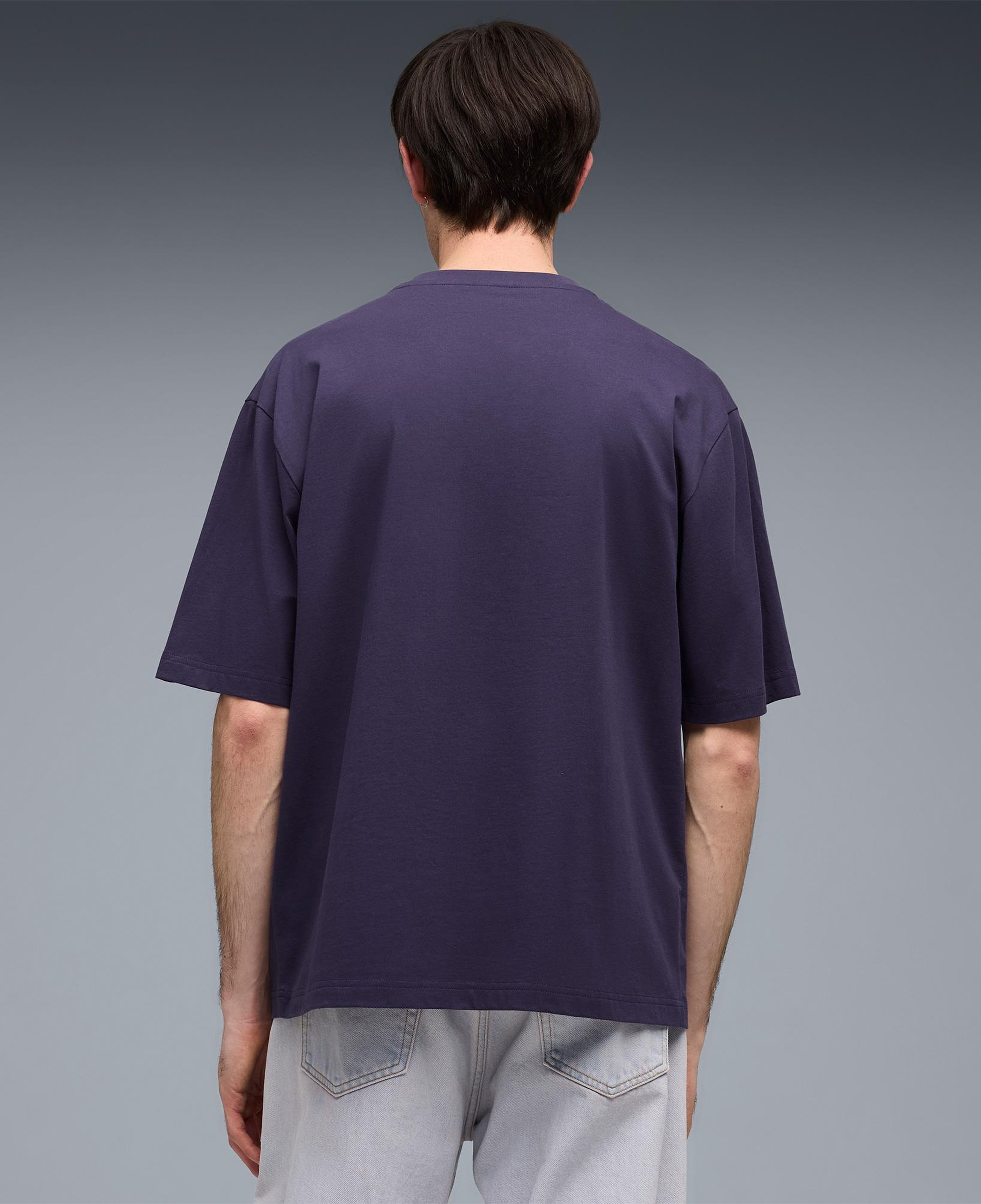 Puma Graphic  Erkek Mor T-Shirt