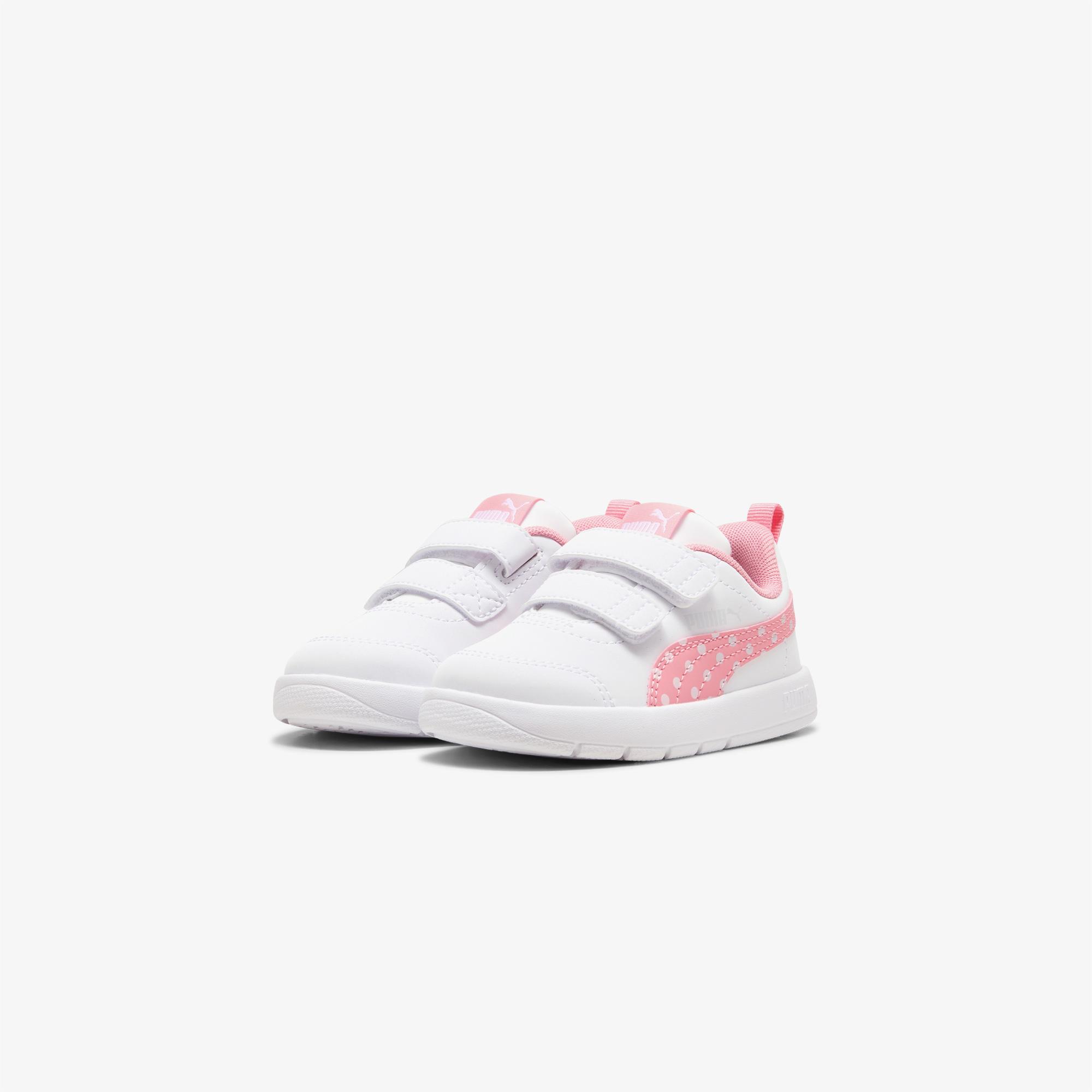Puma Courtflex V3 Dotty V Çocuk Pembe Spor Ayakkabı