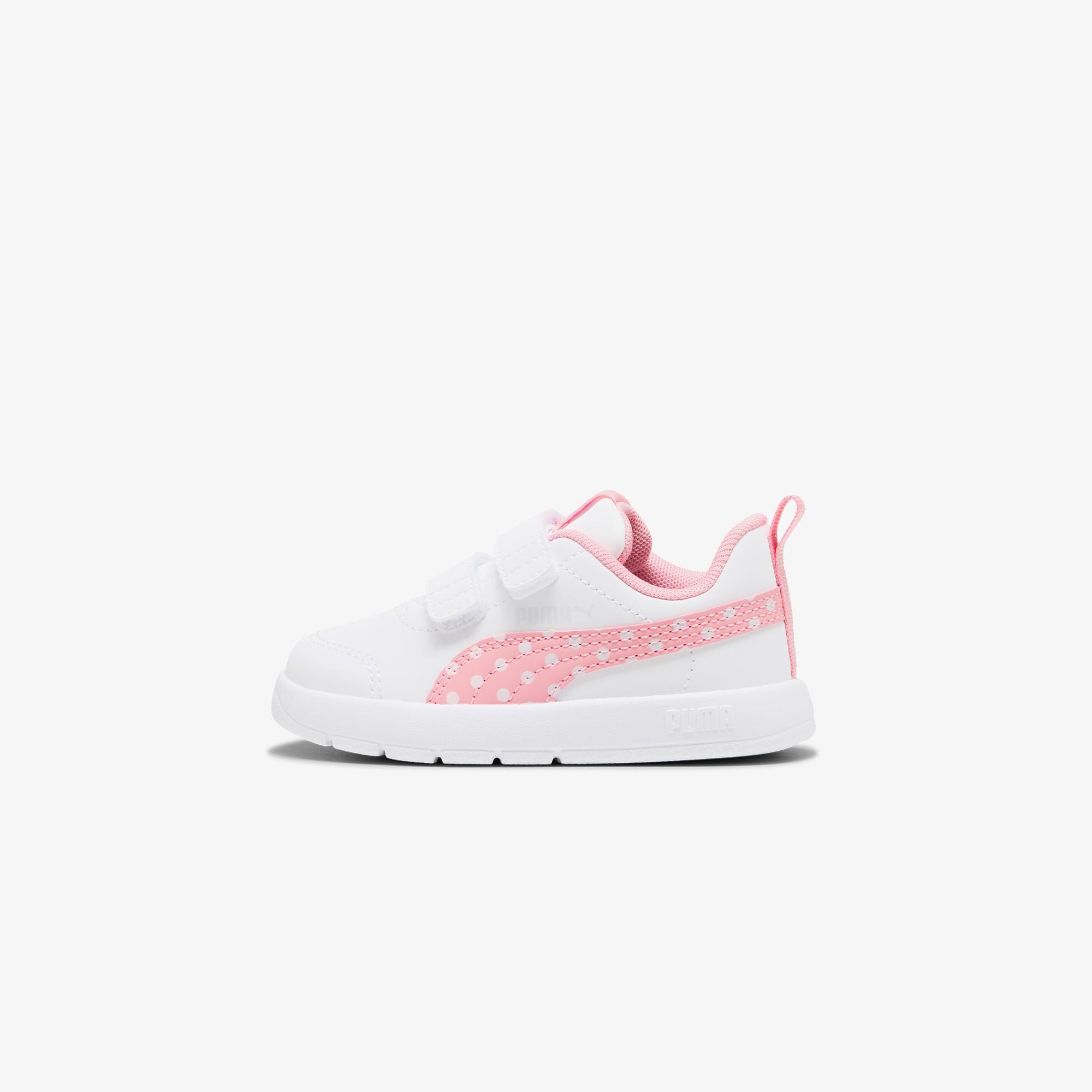 Puma Courtflex V3 Dotty V Çocuk Pembe Spor Ayakkabı