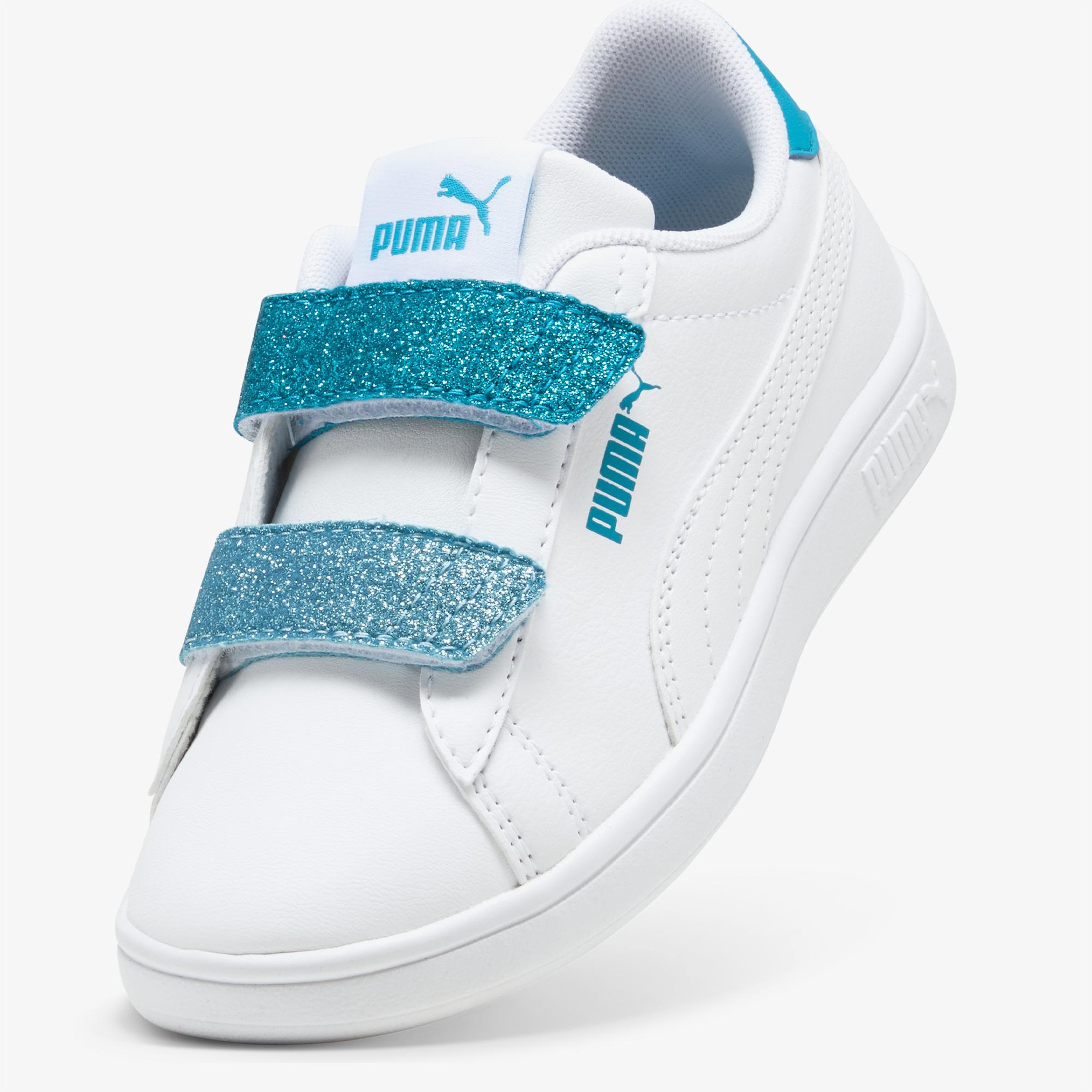 Puma Smash 3.0 Çocuk Beyaz Spor Ayakkabı