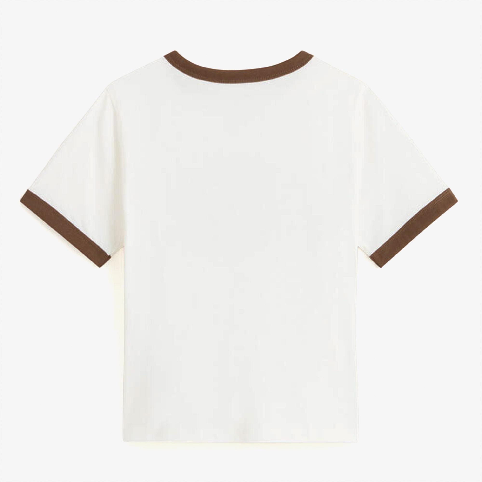 Vans Center Chest Ringer Kadın Beyaz T-Shirt