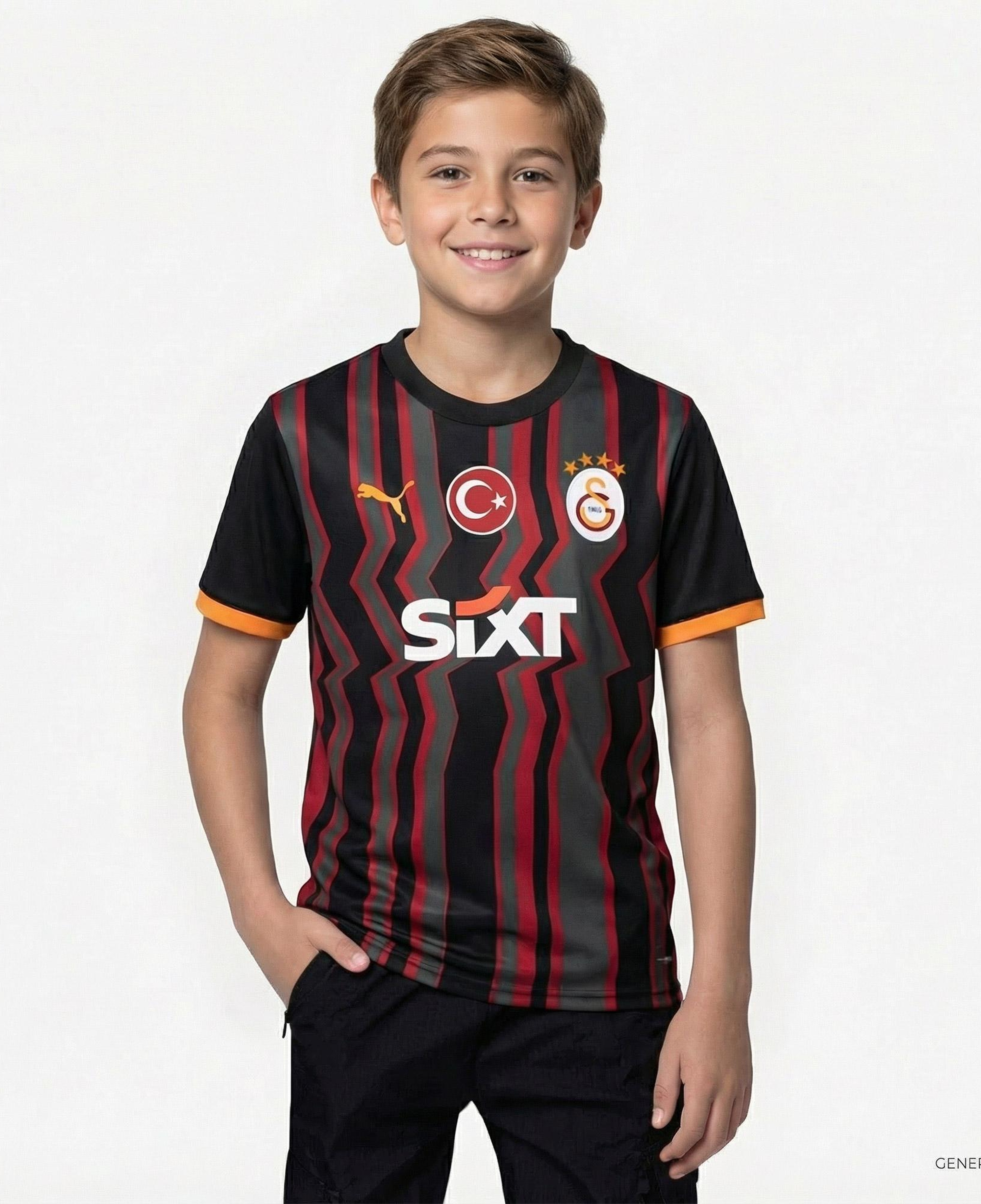 Puma Gsk Third Jsy Jr Wos Çocuk Siyah Forma
