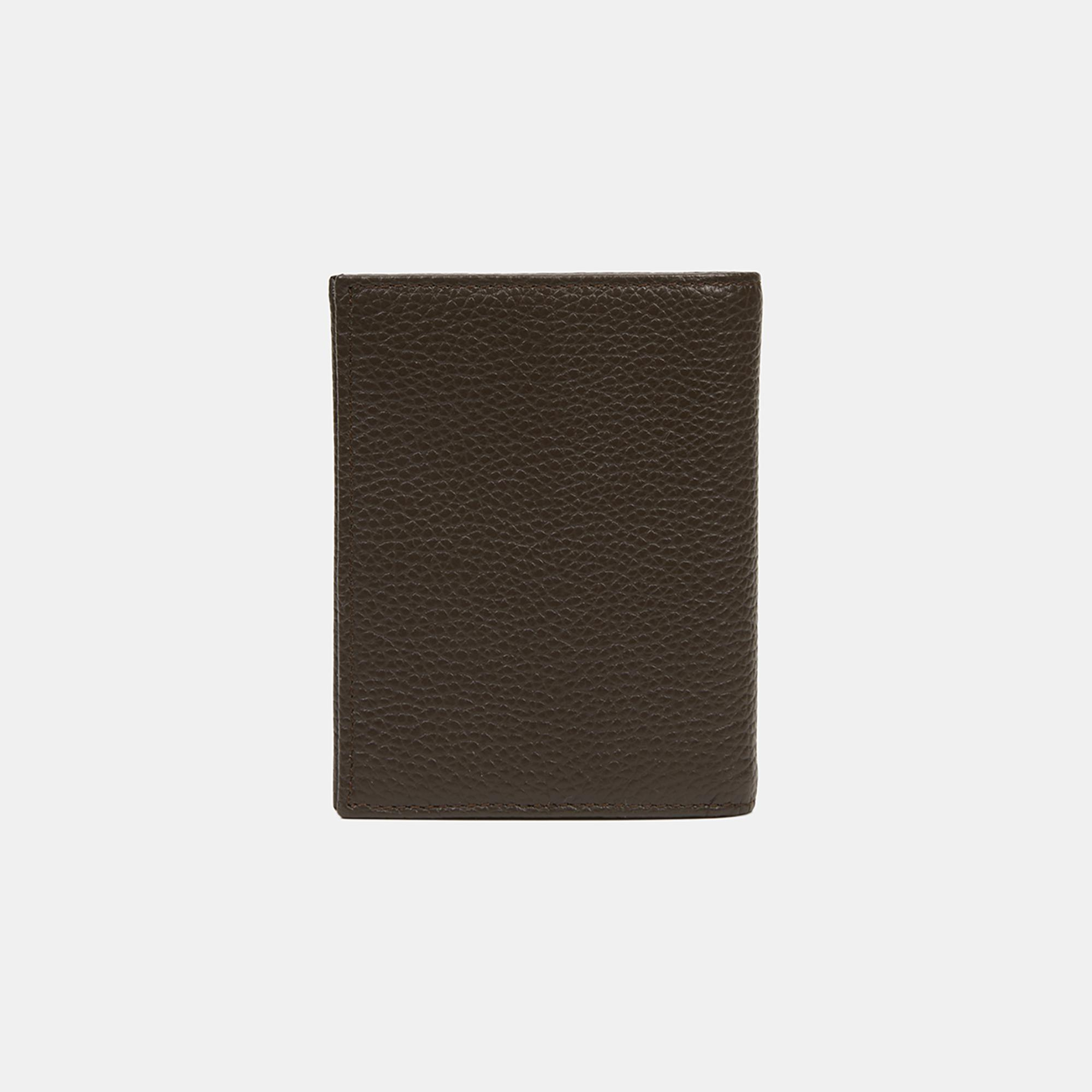 Kadın Kahve Logolu Deri Dokulu Cüzdan