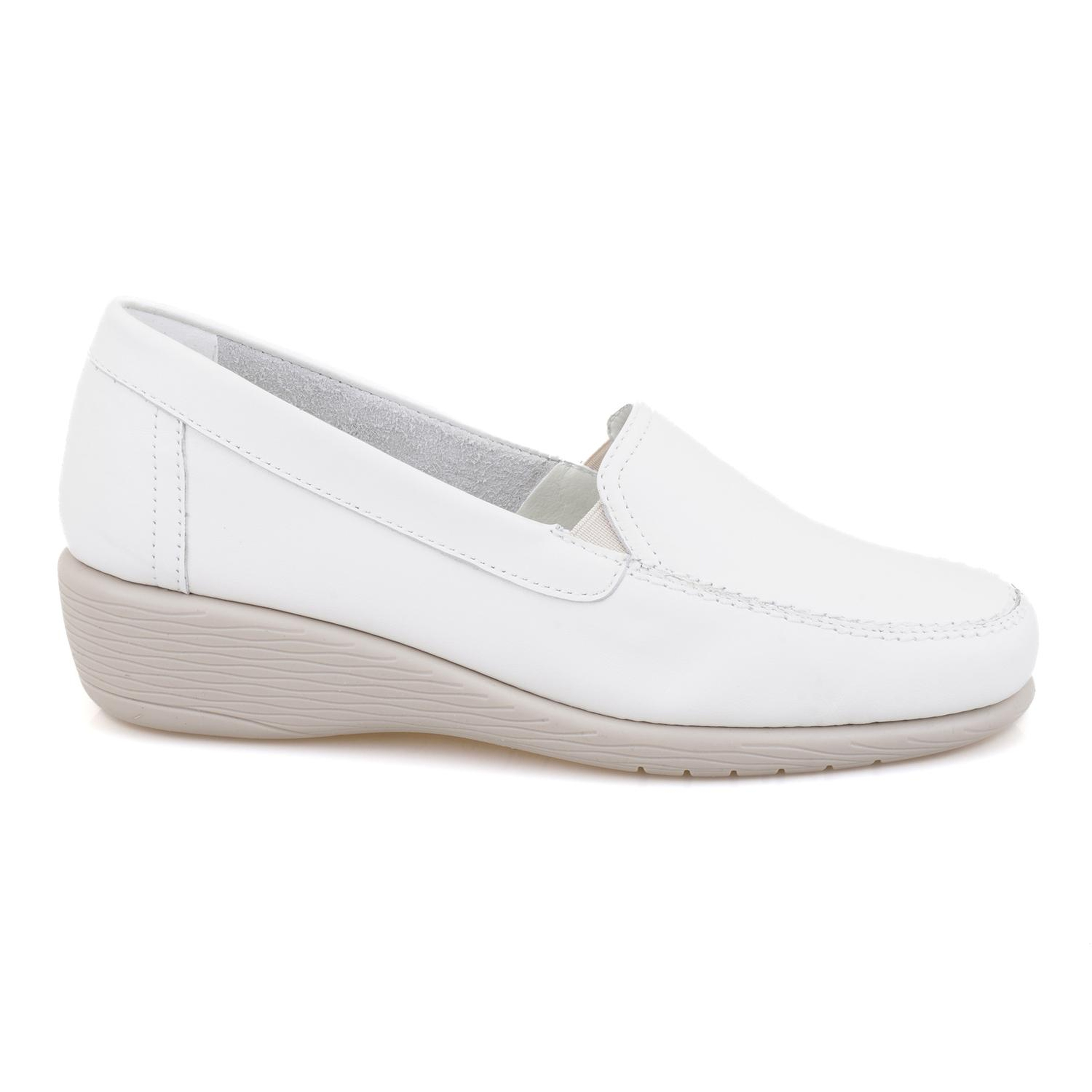 Kadın Beyaz DesaComfort Deri Günlük Ayakkabı