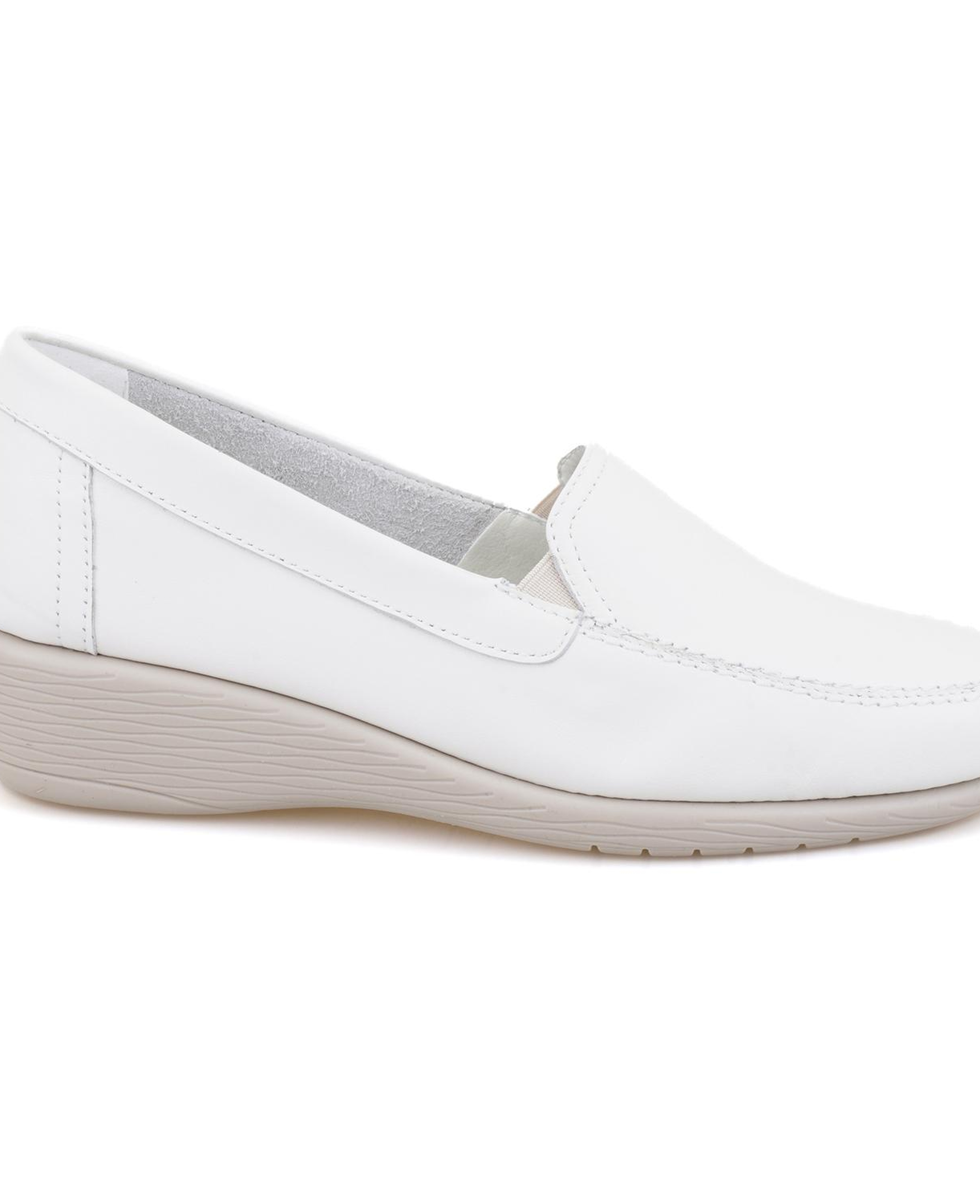 Kadın Beyaz DesaComfort Deri Günlük Ayakkabı