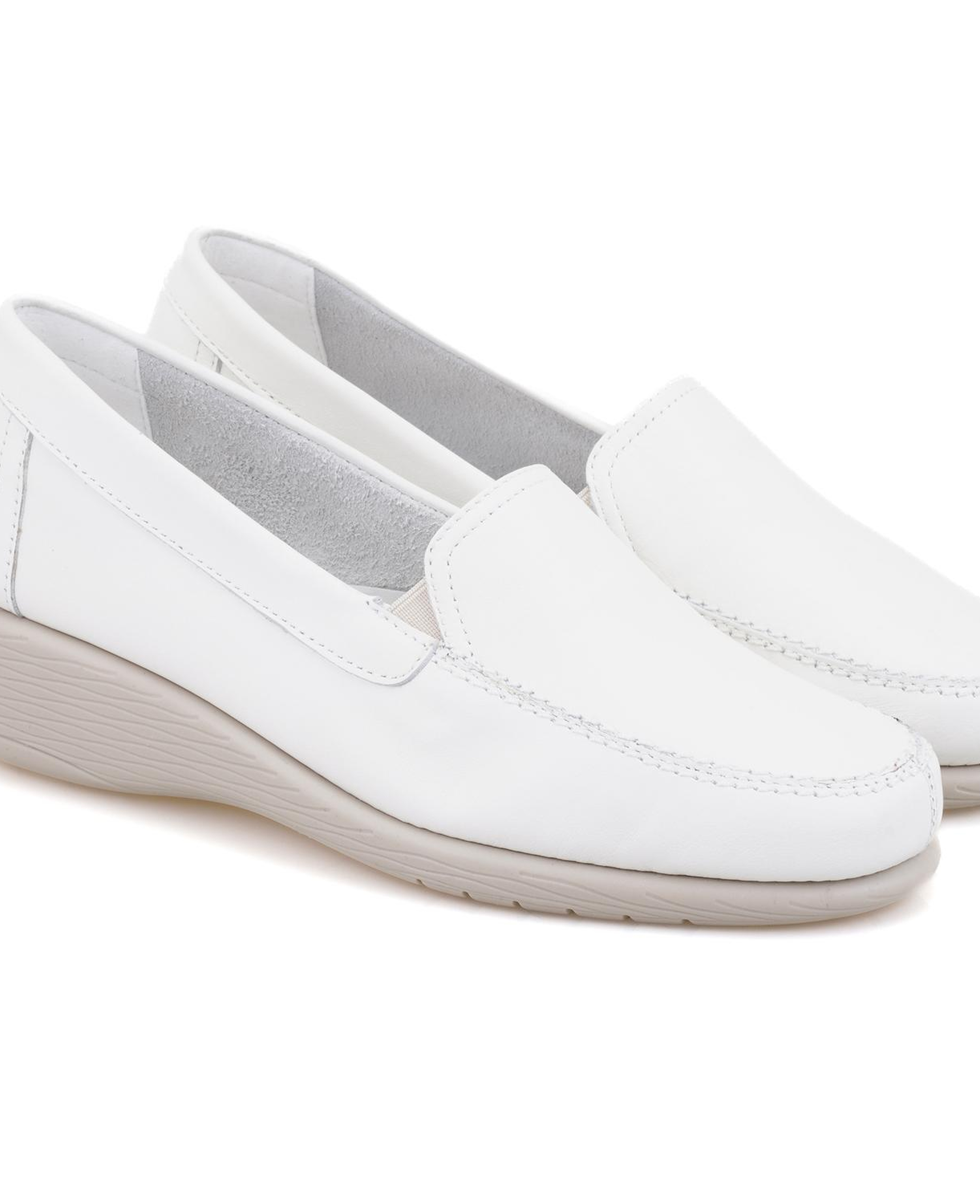 Kadın Beyaz DesaComfort Deri Günlük Ayakkabı