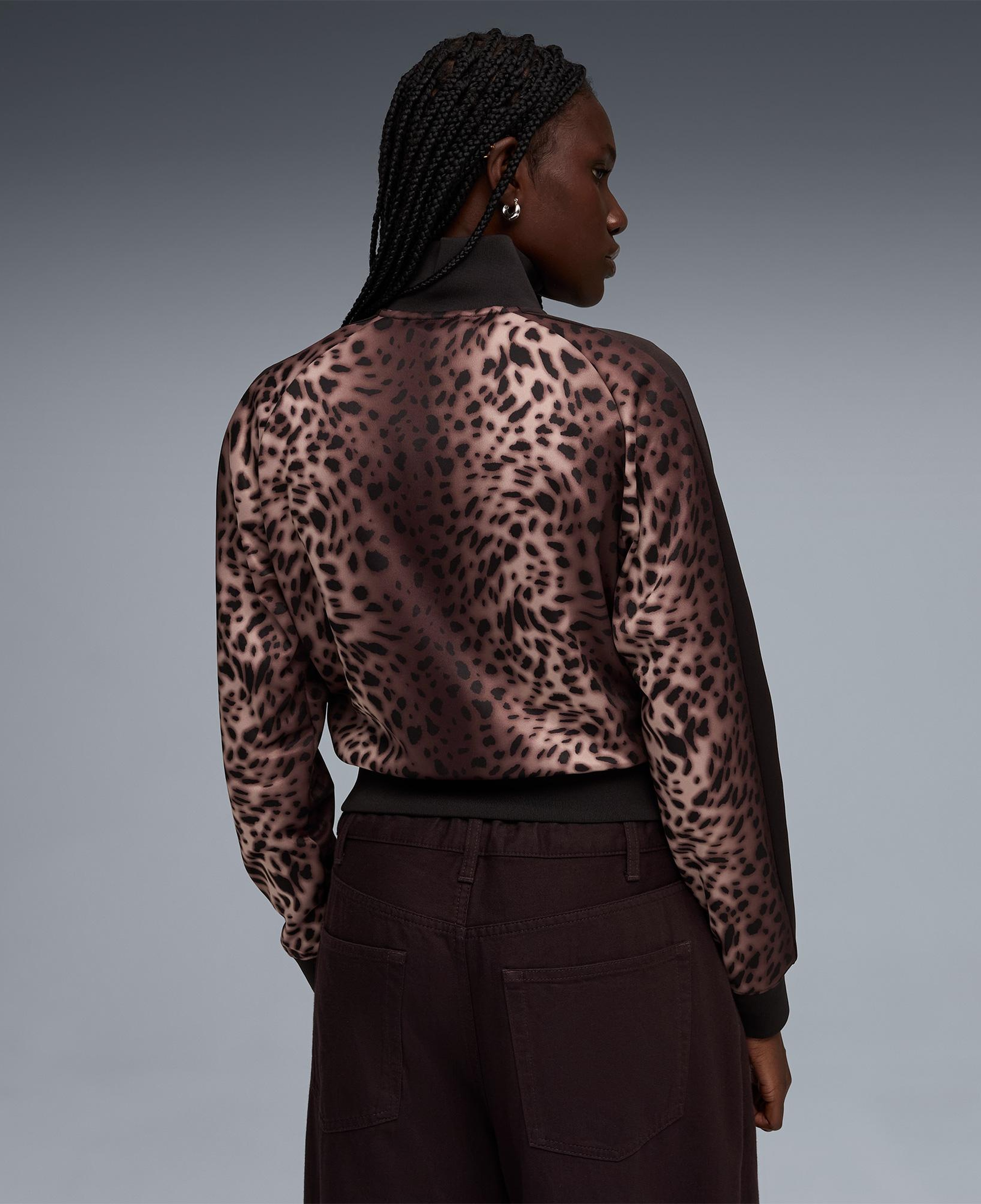 Puma T7 Leo Luxe Aop Track Kadın Siyah Ceket